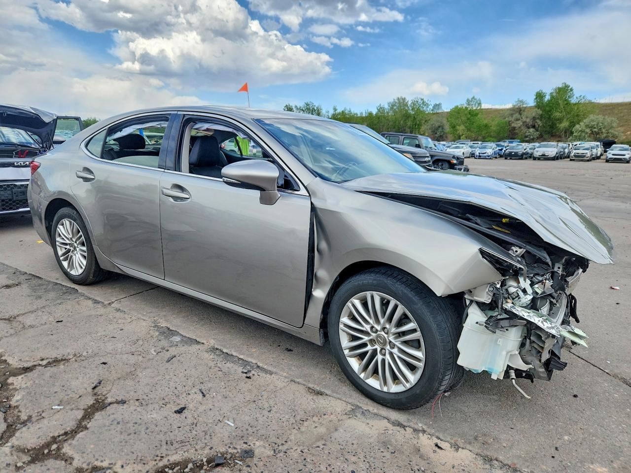 2015 Lexus Es 350 Gray vin: JTHBK1GG6F2180401
