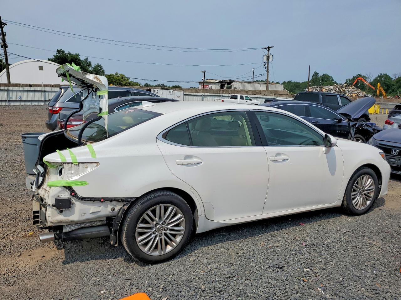 2015 Lexus Es 350 White vin: JTHBK1GG6F2182844