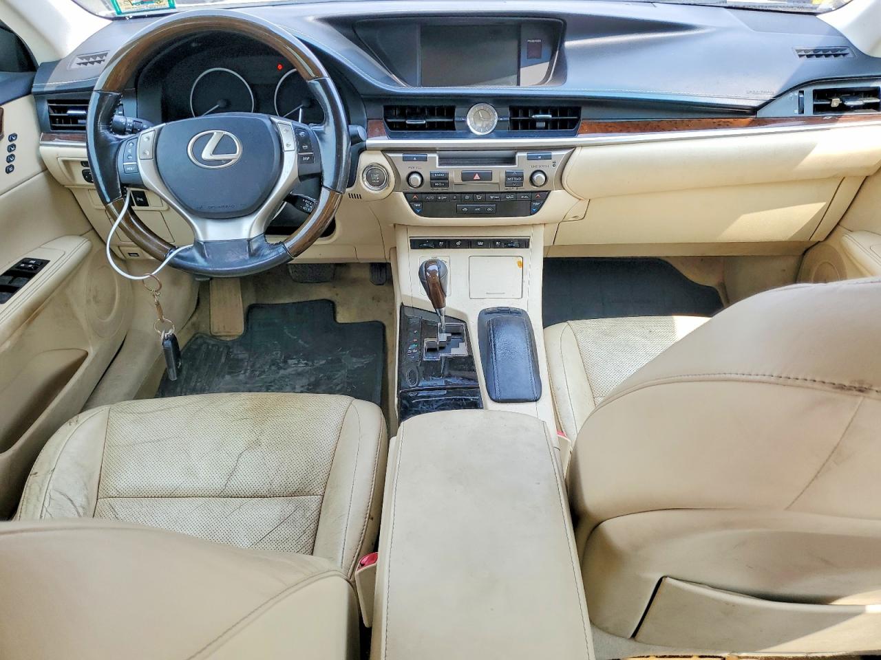 2015 Lexus Es 350 White vin: JTHBK1GG6F2182844