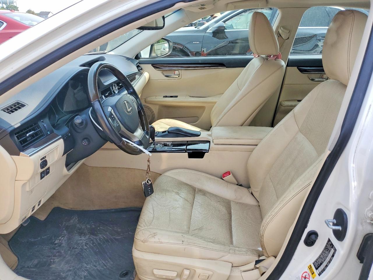 2015 Lexus Es 350 White vin: JTHBK1GG6F2182844