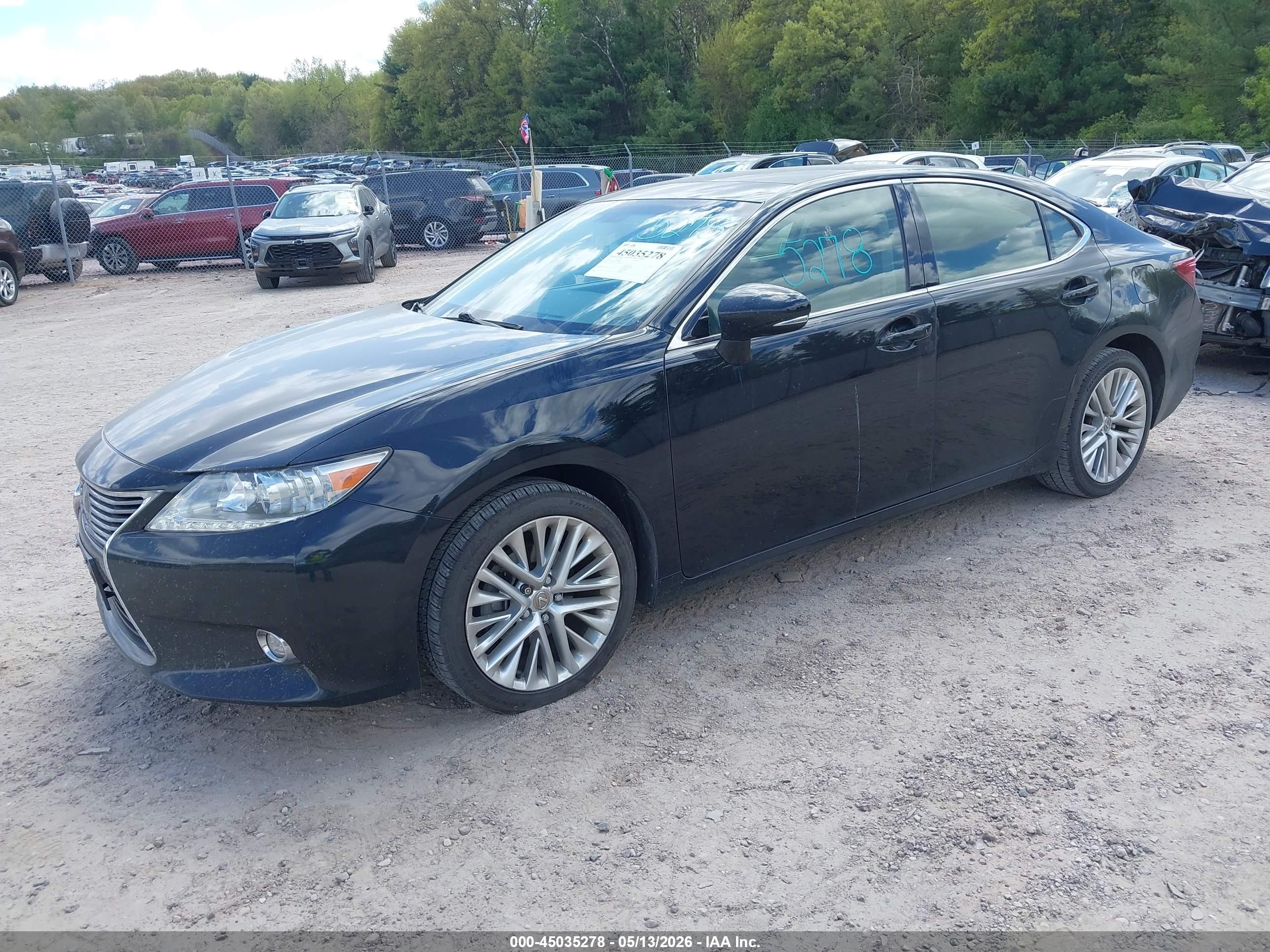 2015 Lexus Es 350   Black vin: JTHBK1GG6F2189633