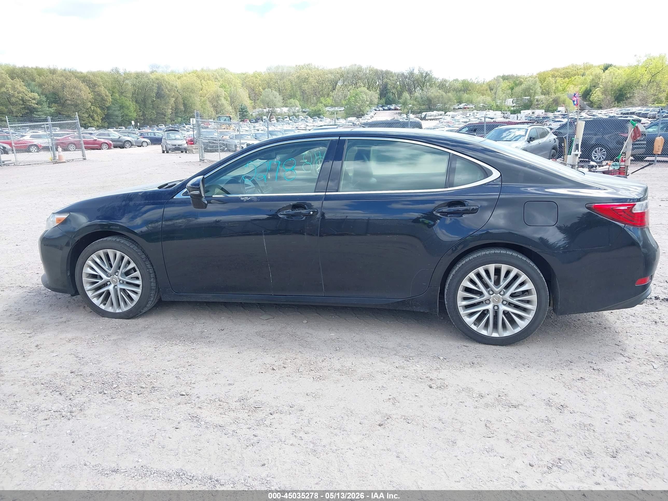 2015 Lexus Es 350   Black vin: JTHBK1GG6F2189633