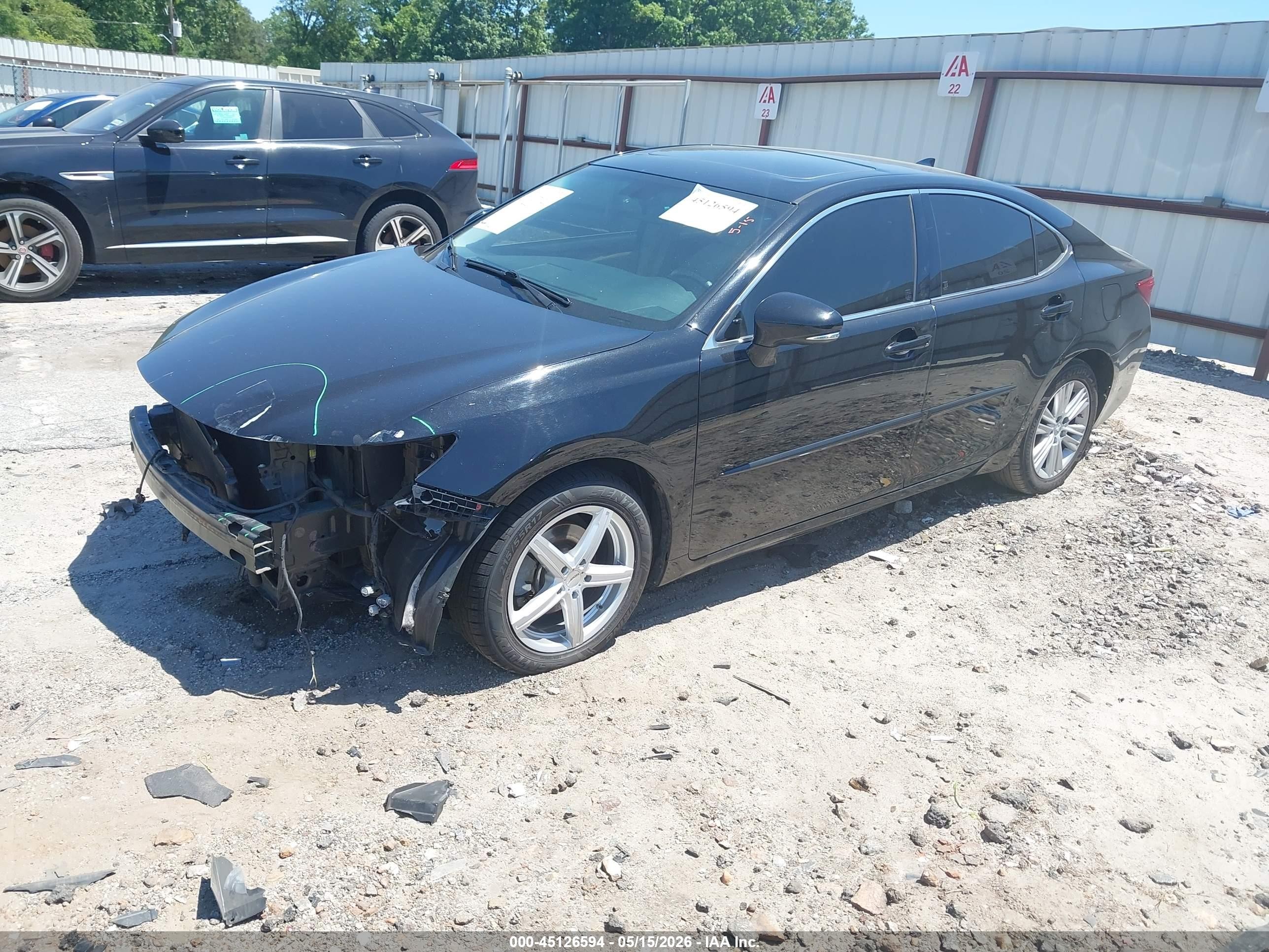 2015 Lexus Es 350   Black vin: JTHBK1GG6F2195819