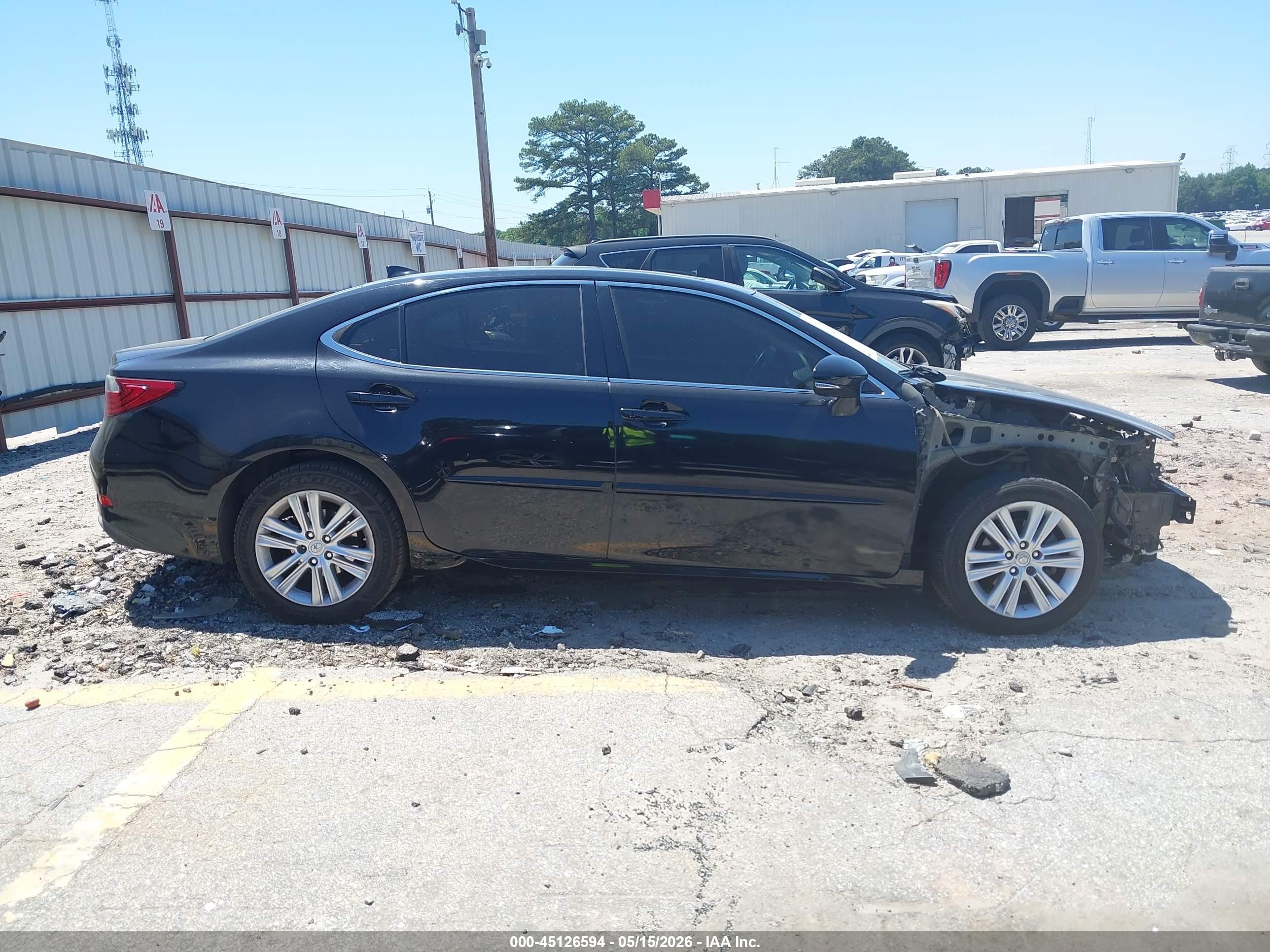 2015 Lexus Es 350   Black vin: JTHBK1GG6F2195819