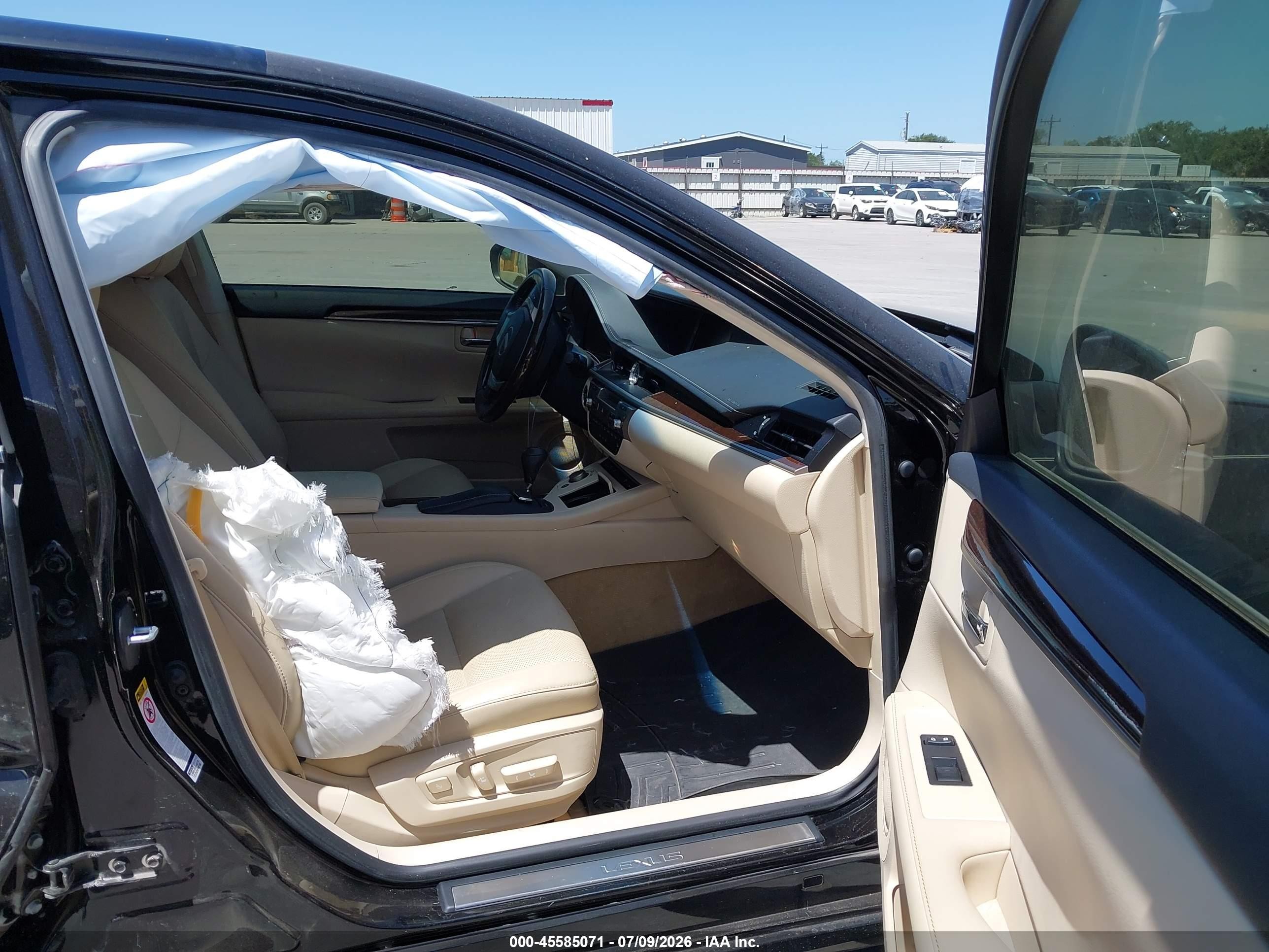 2015 Lexus Es 350   Black vin: JTHBK1GG6F2199613