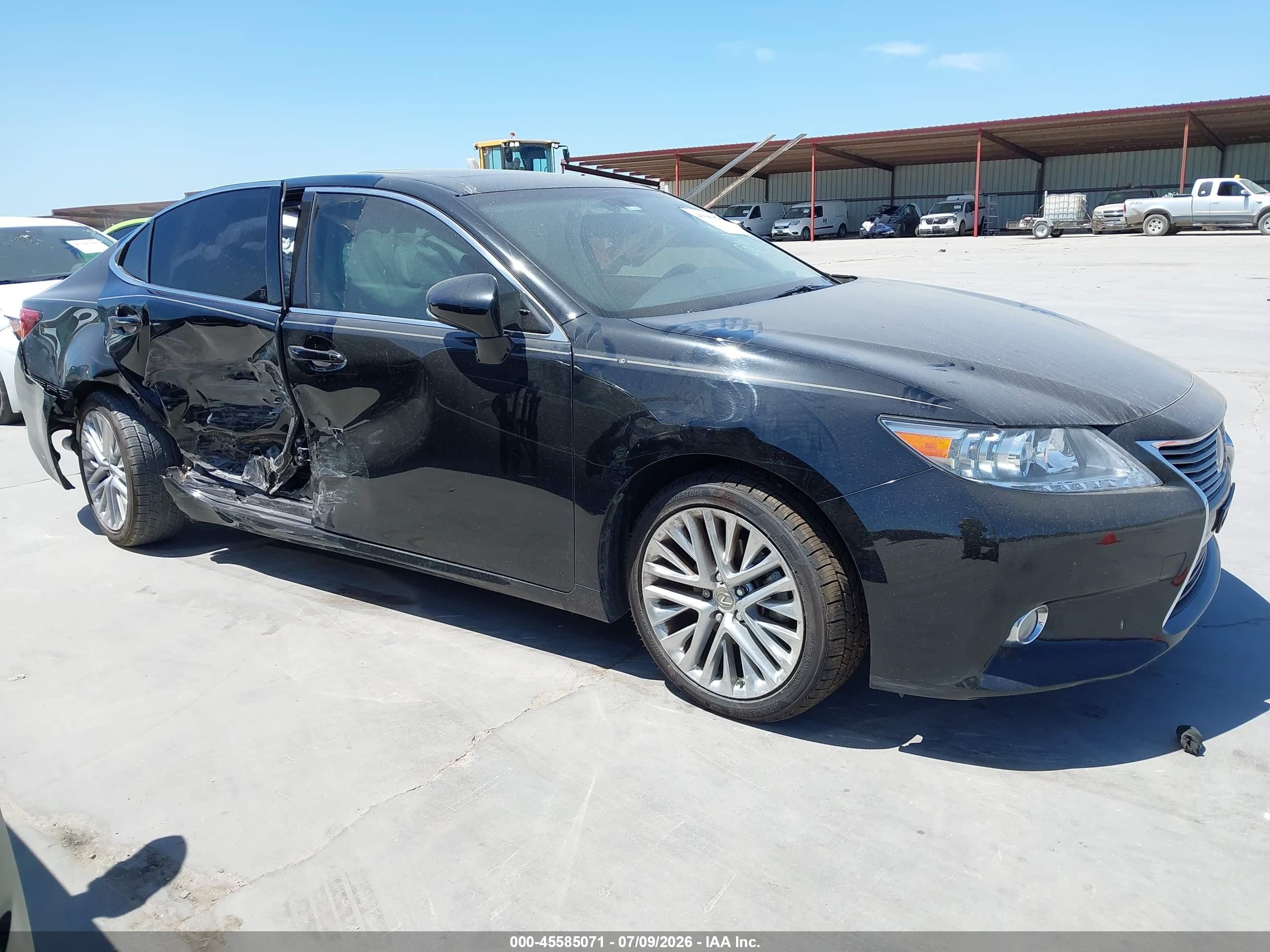 2015 Lexus Es 350   Black vin: JTHBK1GG6F2199613