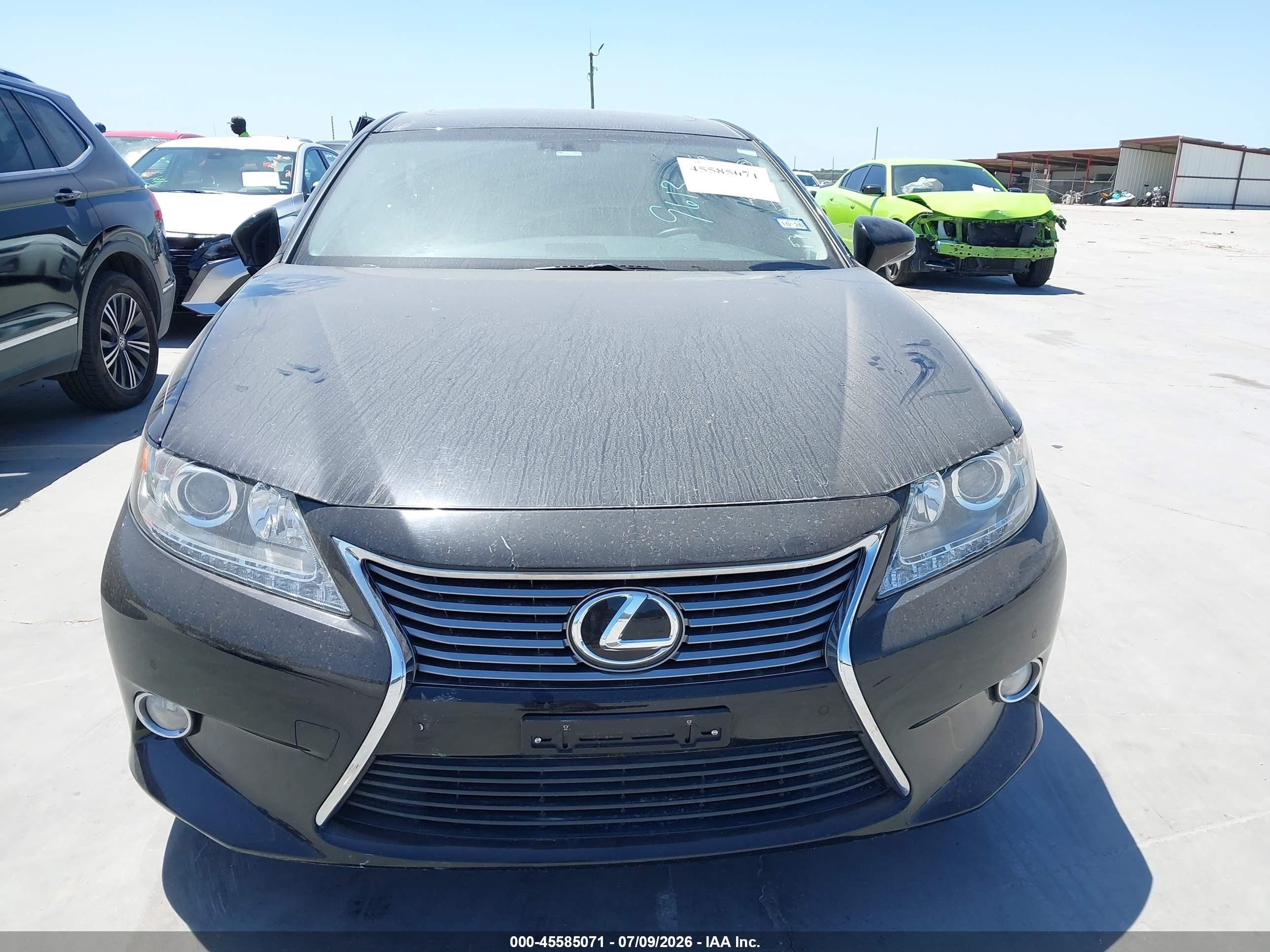 2015 Lexus Es 350   Black vin: JTHBK1GG6F2199613