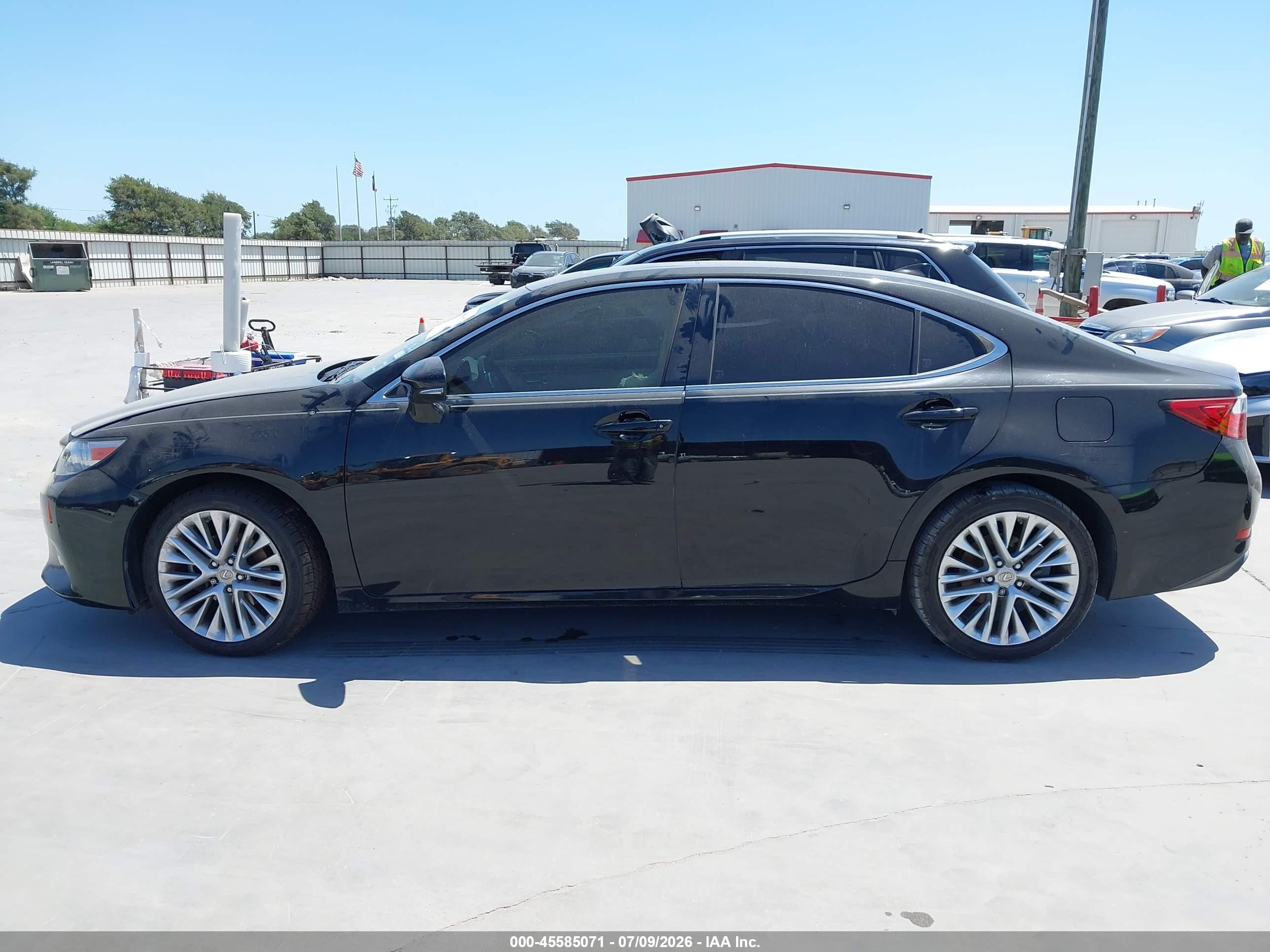 2015 Lexus Es 350   Black vin: JTHBK1GG6F2199613