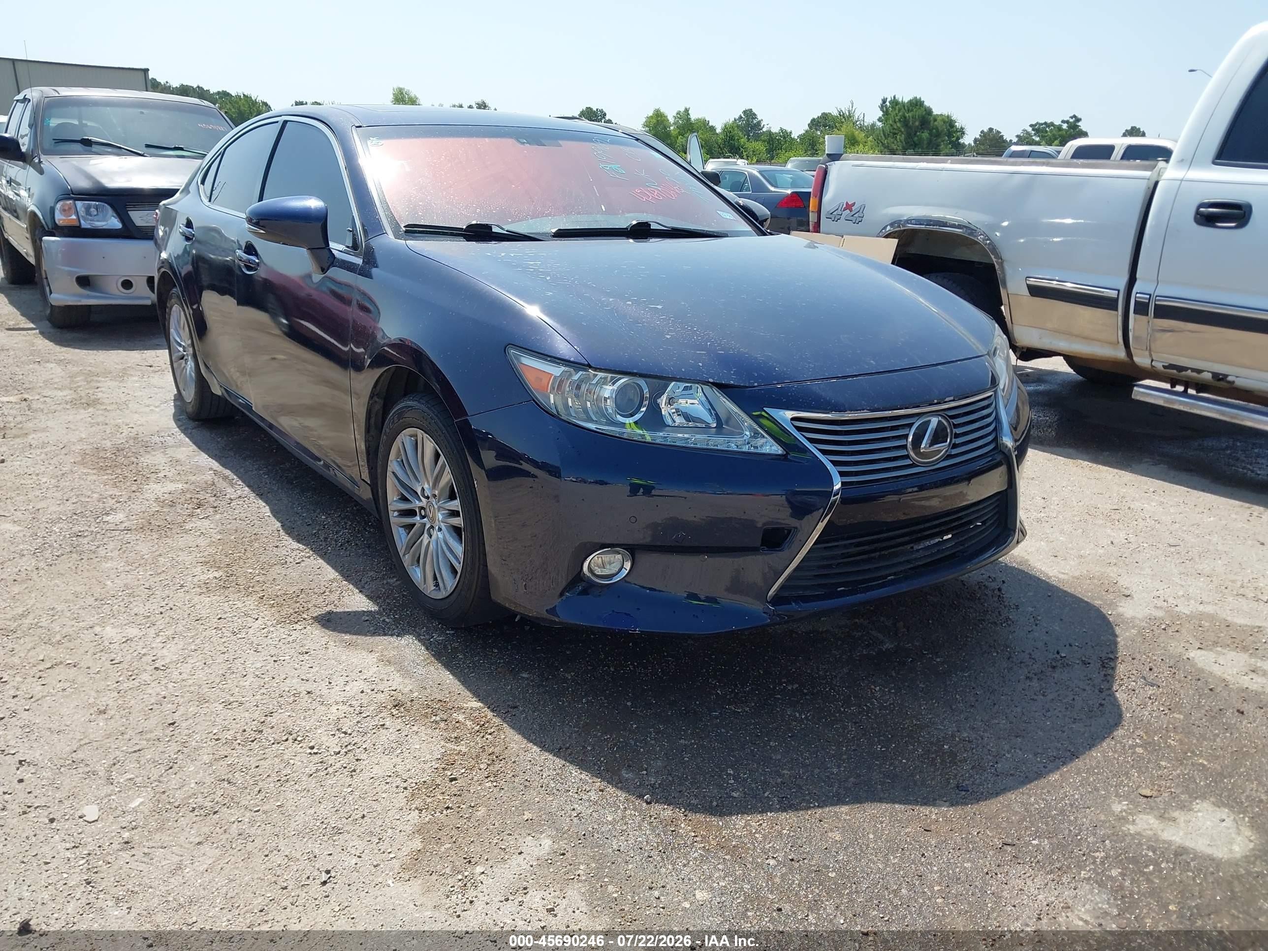 2015 Lexus Es 350   Синий vin: JTHBK1GG6F2199692