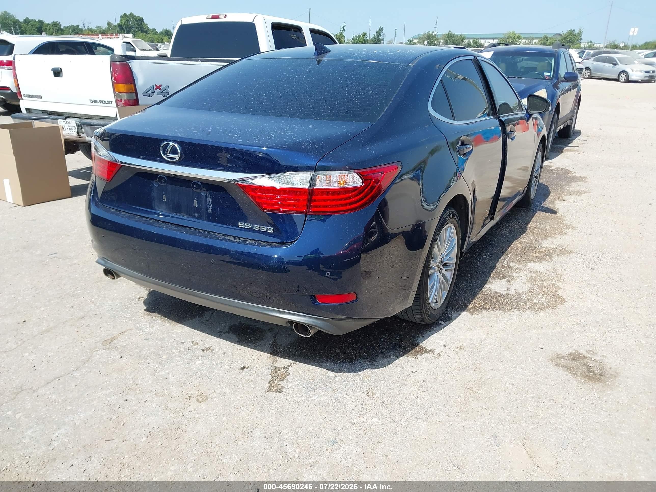 2015 Lexus Es 350   Синий vin: JTHBK1GG6F2199692