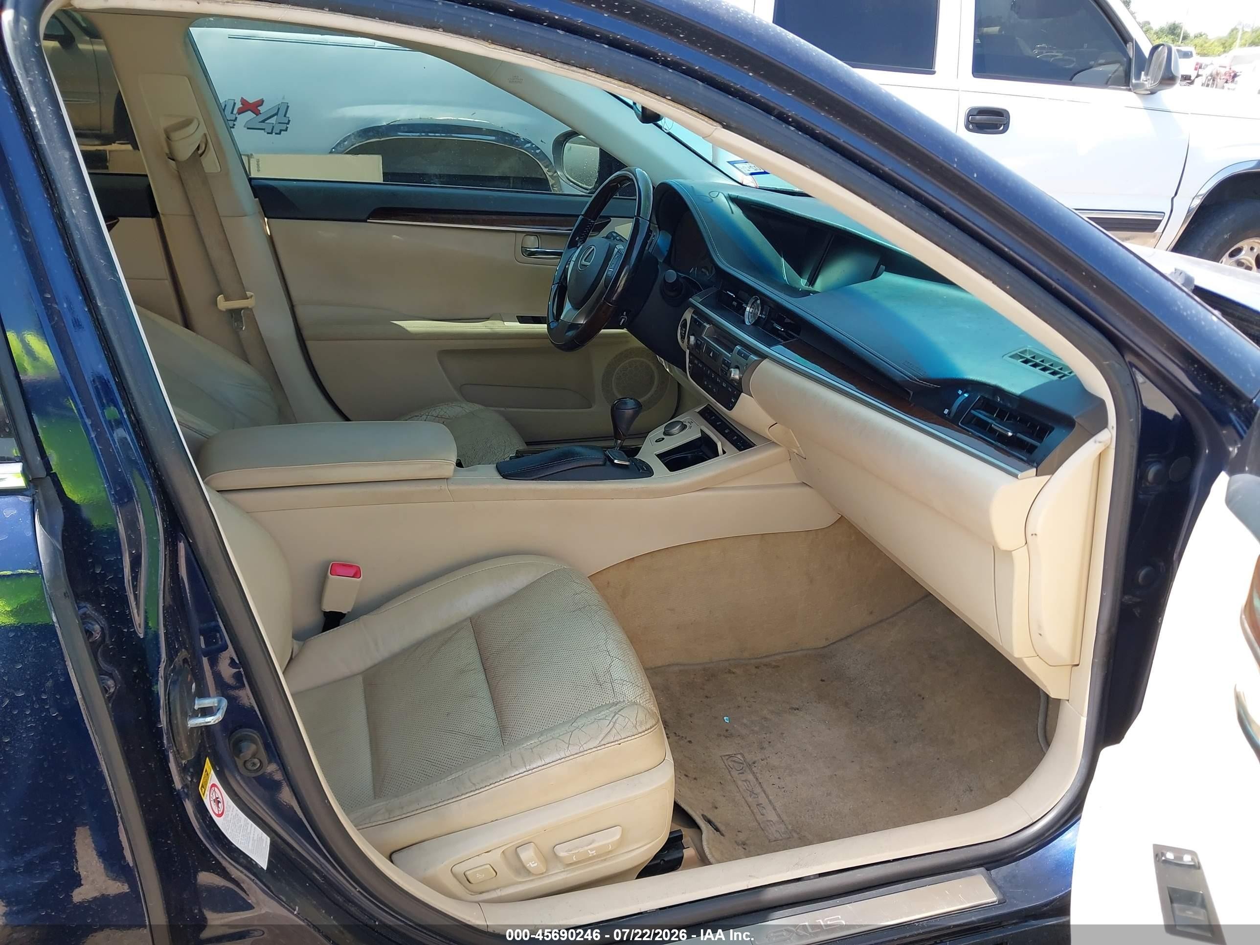 2015 Lexus Es 350   Синий vin: JTHBK1GG6F2199692