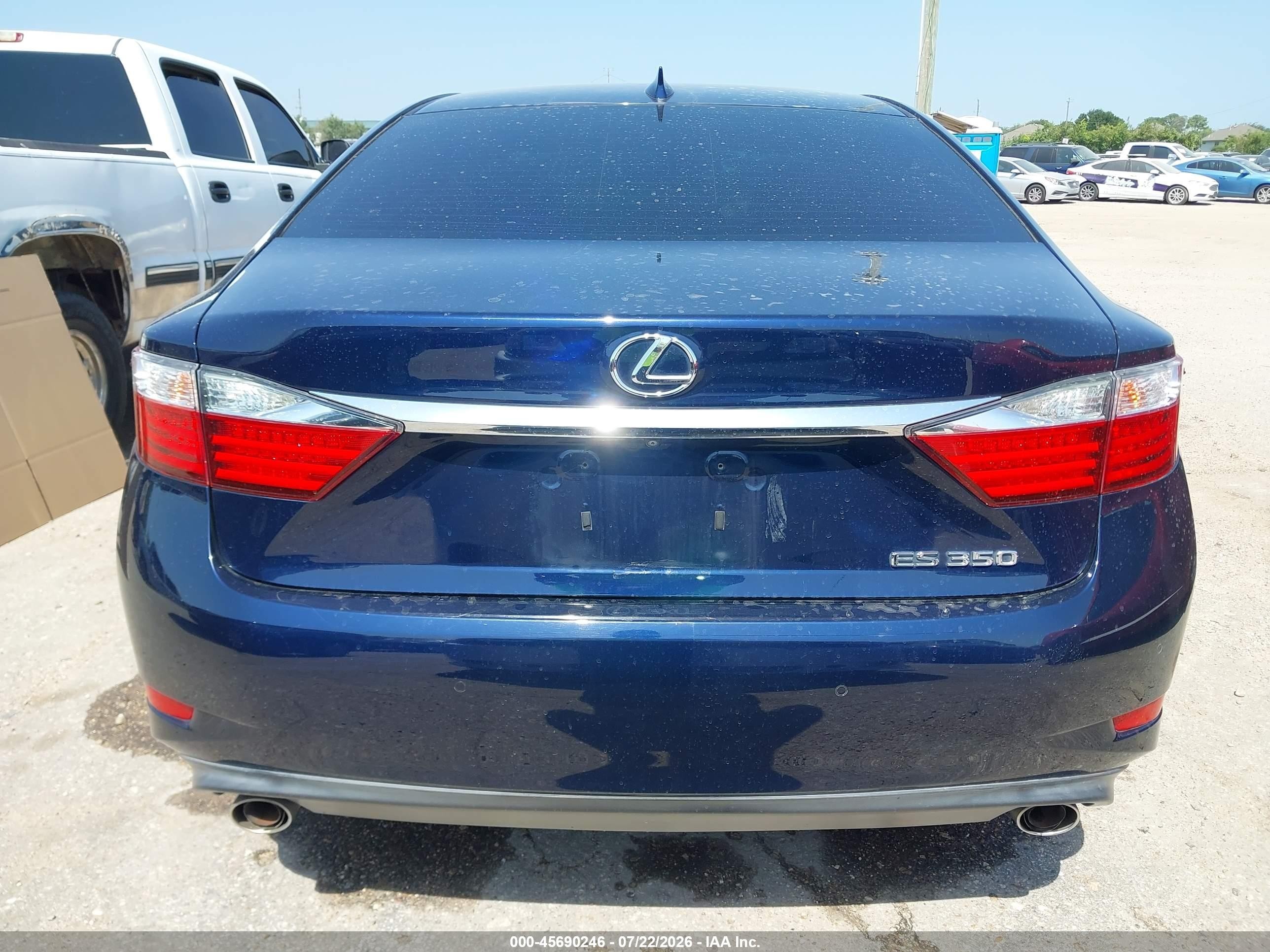 2015 Lexus Es 350   Синий vin: JTHBK1GG6F2199692