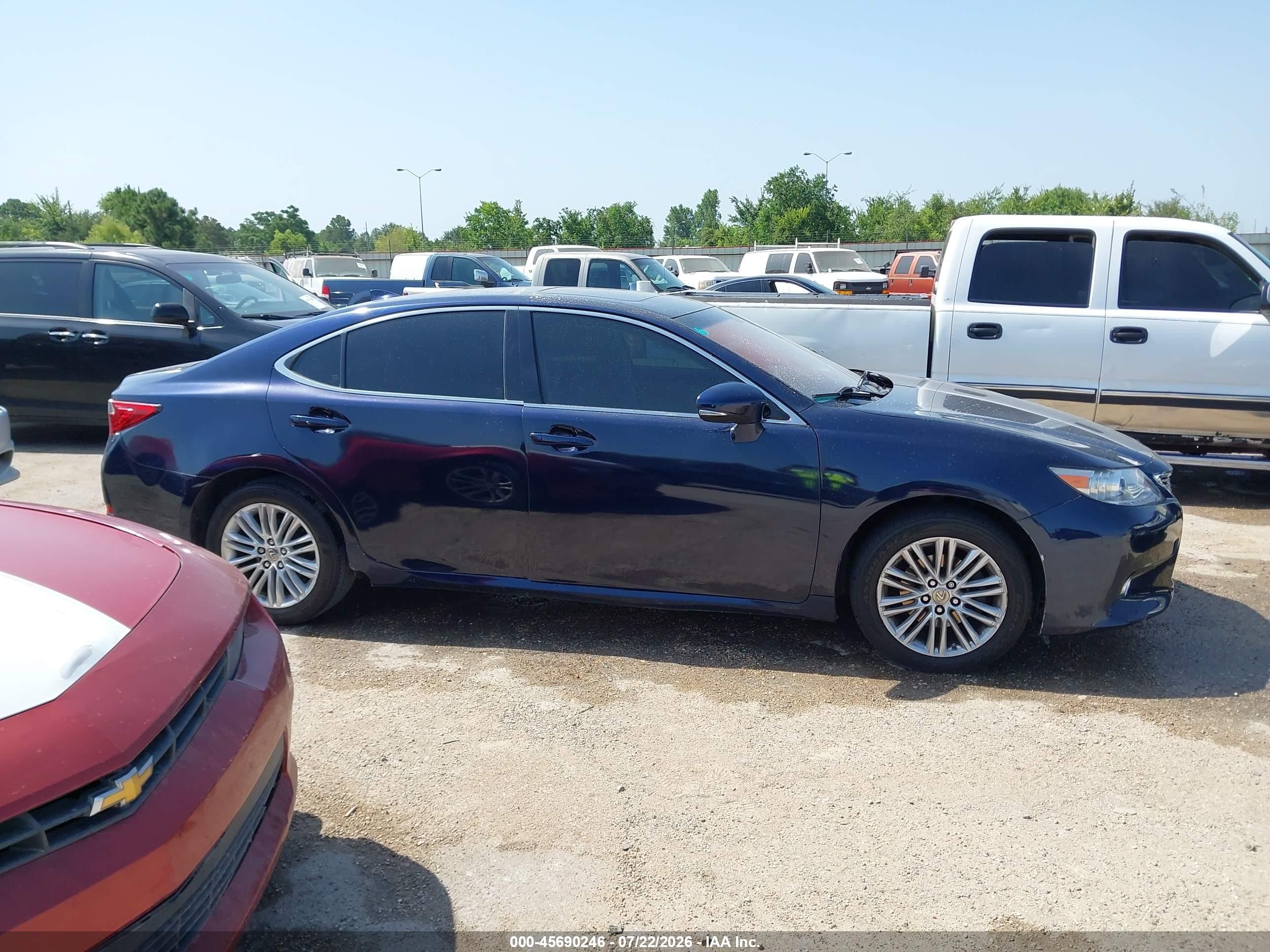 2015 Lexus Es 350   Синий vin: JTHBK1GG6F2199692