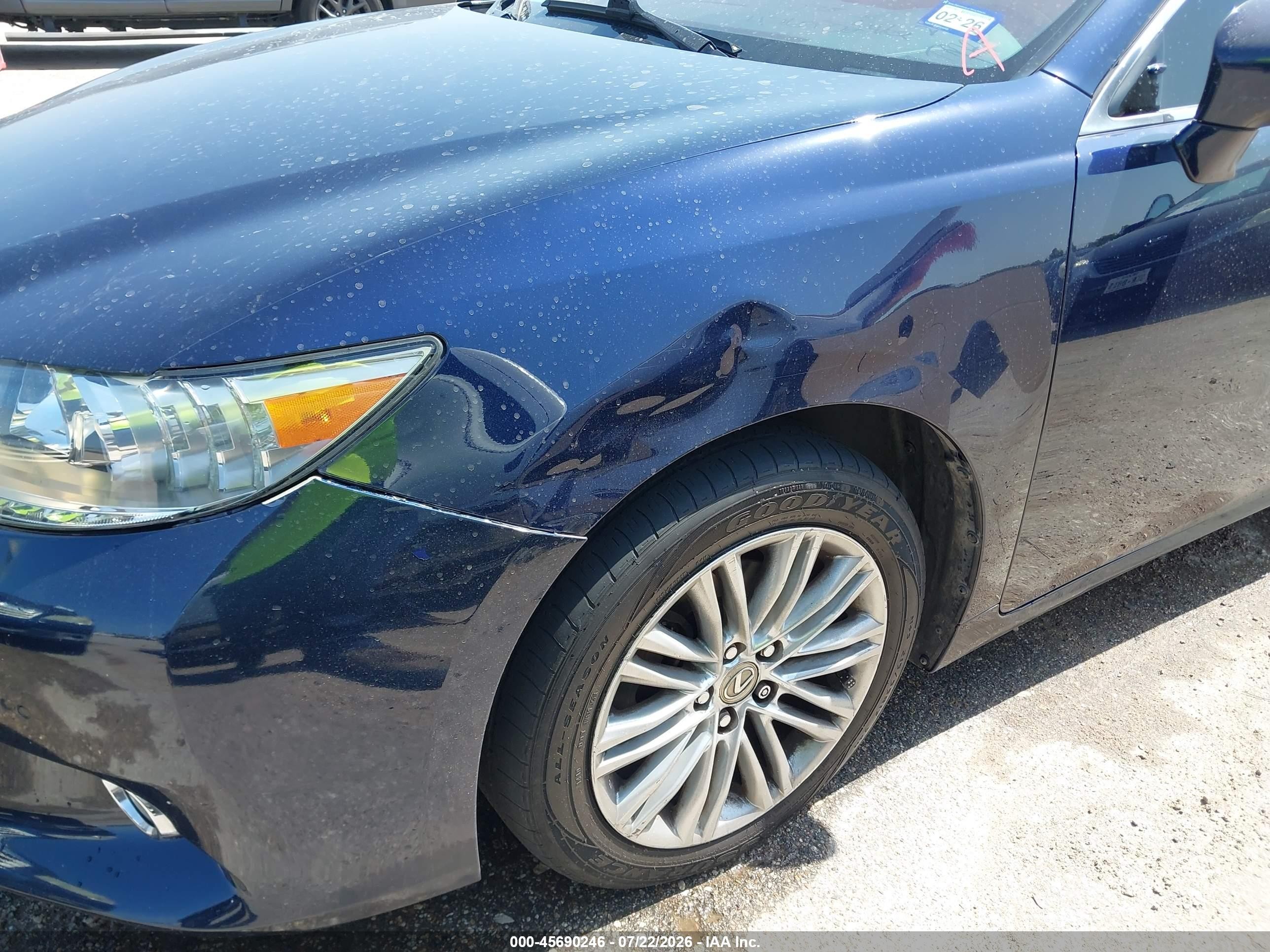 2015 Lexus Es 350   Синий vin: JTHBK1GG6F2199692