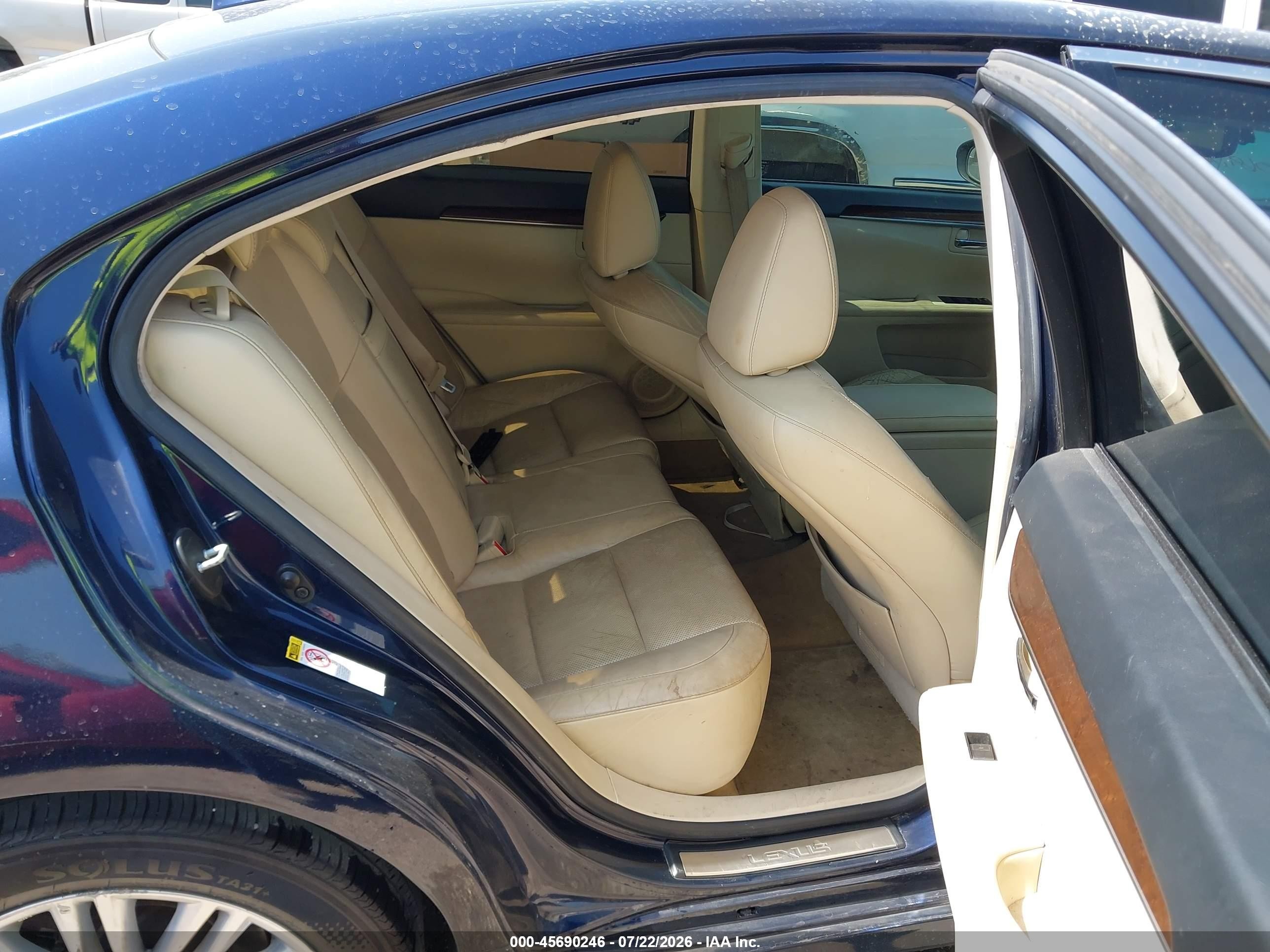 2015 Lexus Es 350   Синий vin: JTHBK1GG6F2199692