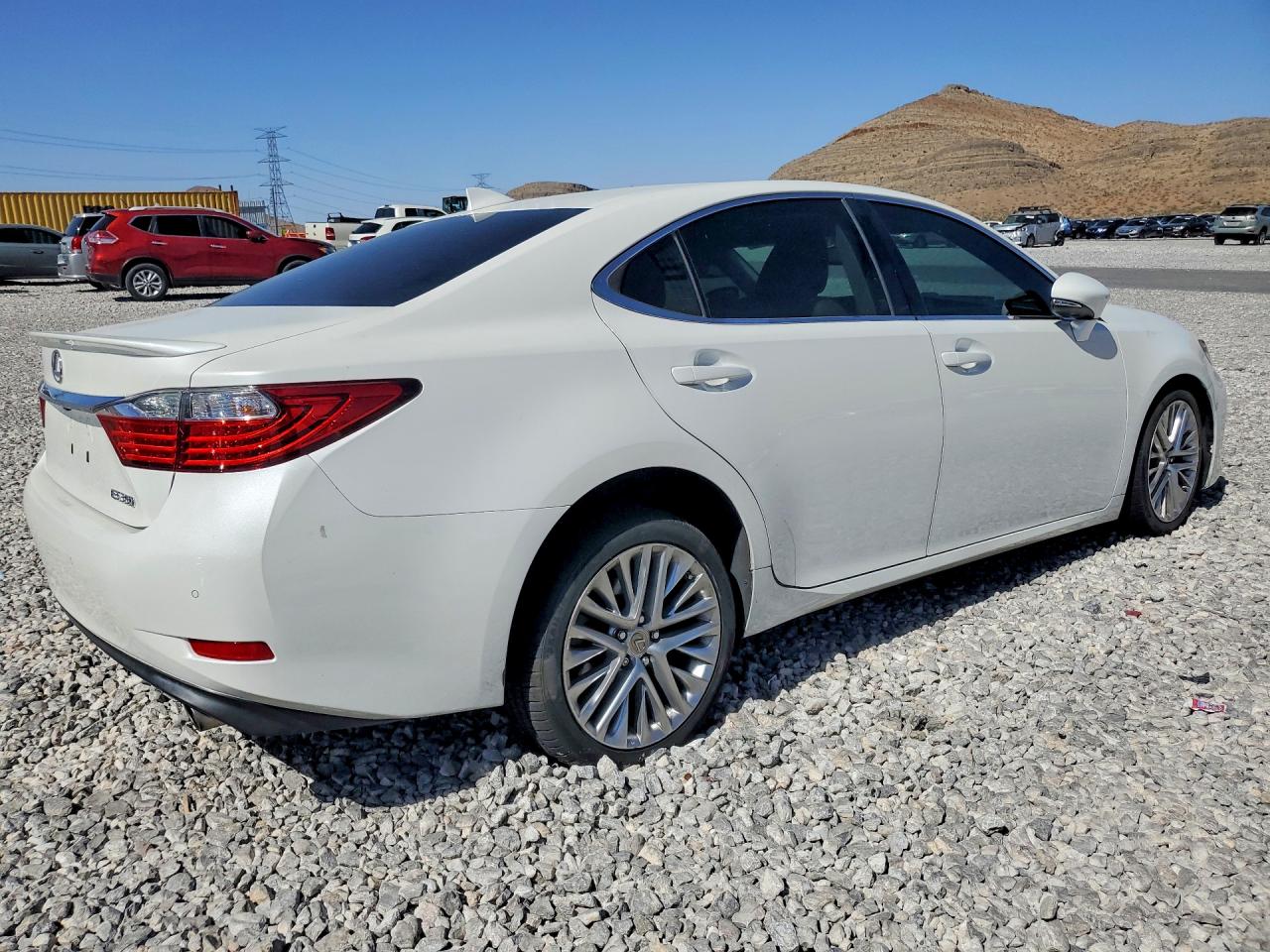 2015 Lexus Es 350 White vin: JTHBK1GG6F2202218