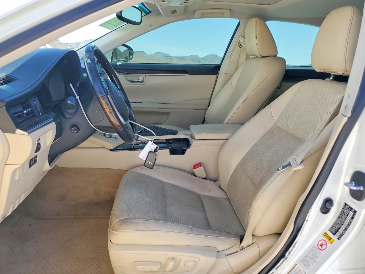 2015 Lexus Es 350 White vin: JTHBK1GG6F2202218