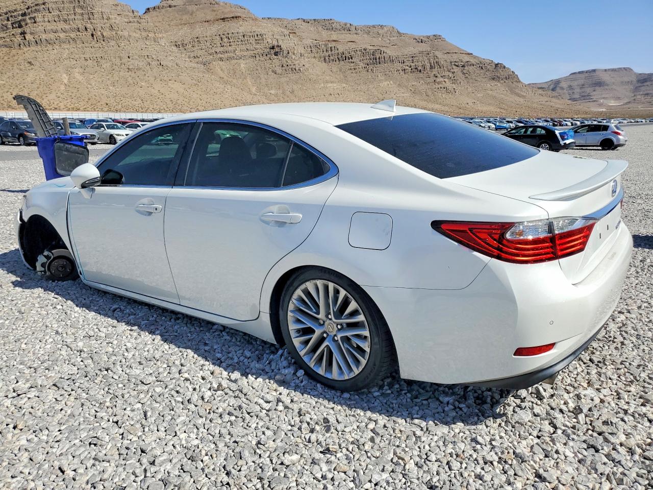 2015 Lexus Es 350 White vin: JTHBK1GG6F2202218