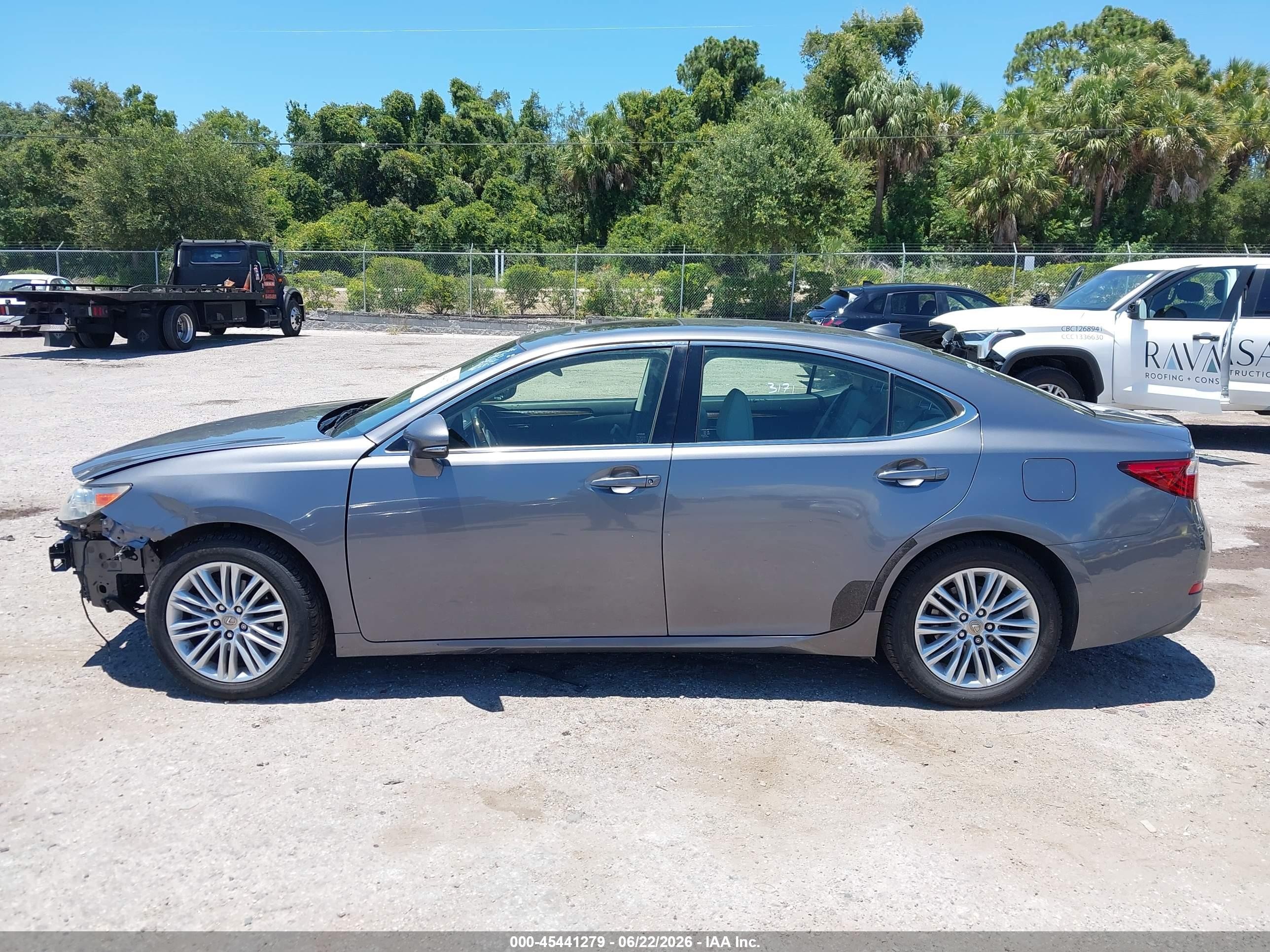 2015 Lexus Es 350 Gray vin: JTHBK1GG6F2205782
