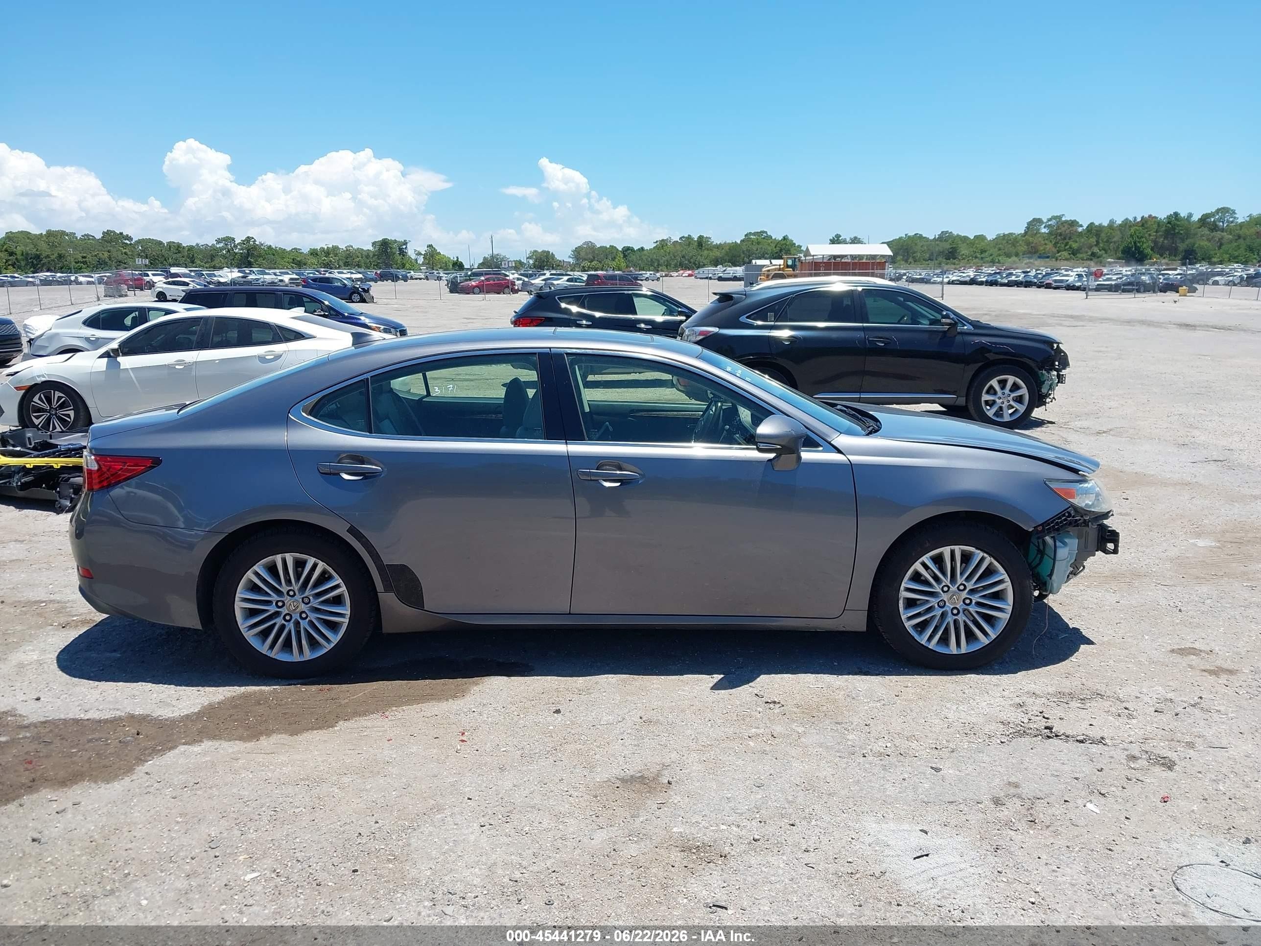 2015 Lexus Es 350 Gray vin: JTHBK1GG6F2205782