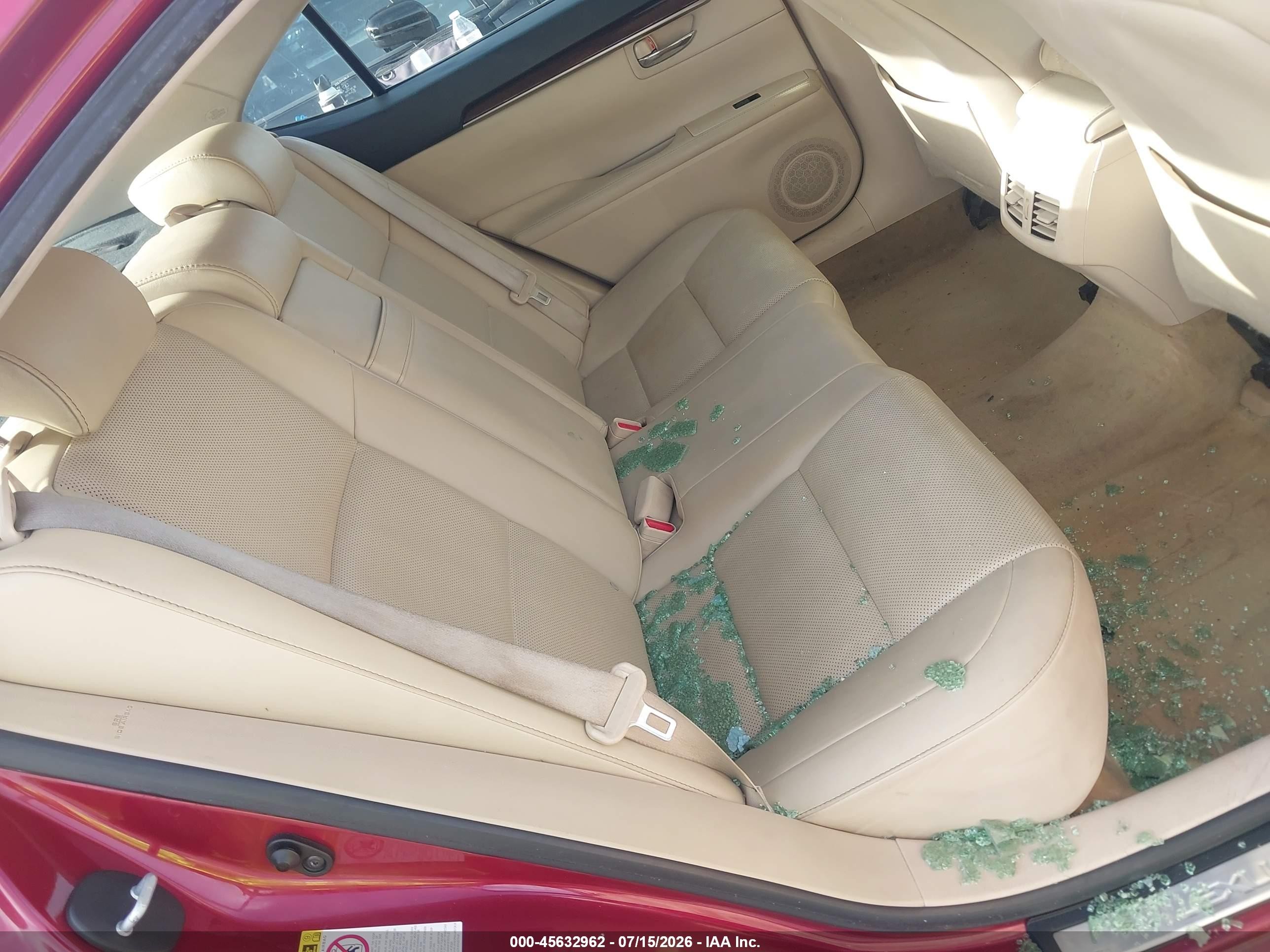 2015 Lexus Es 350   Red vin: JTHBK1GG6F2206110