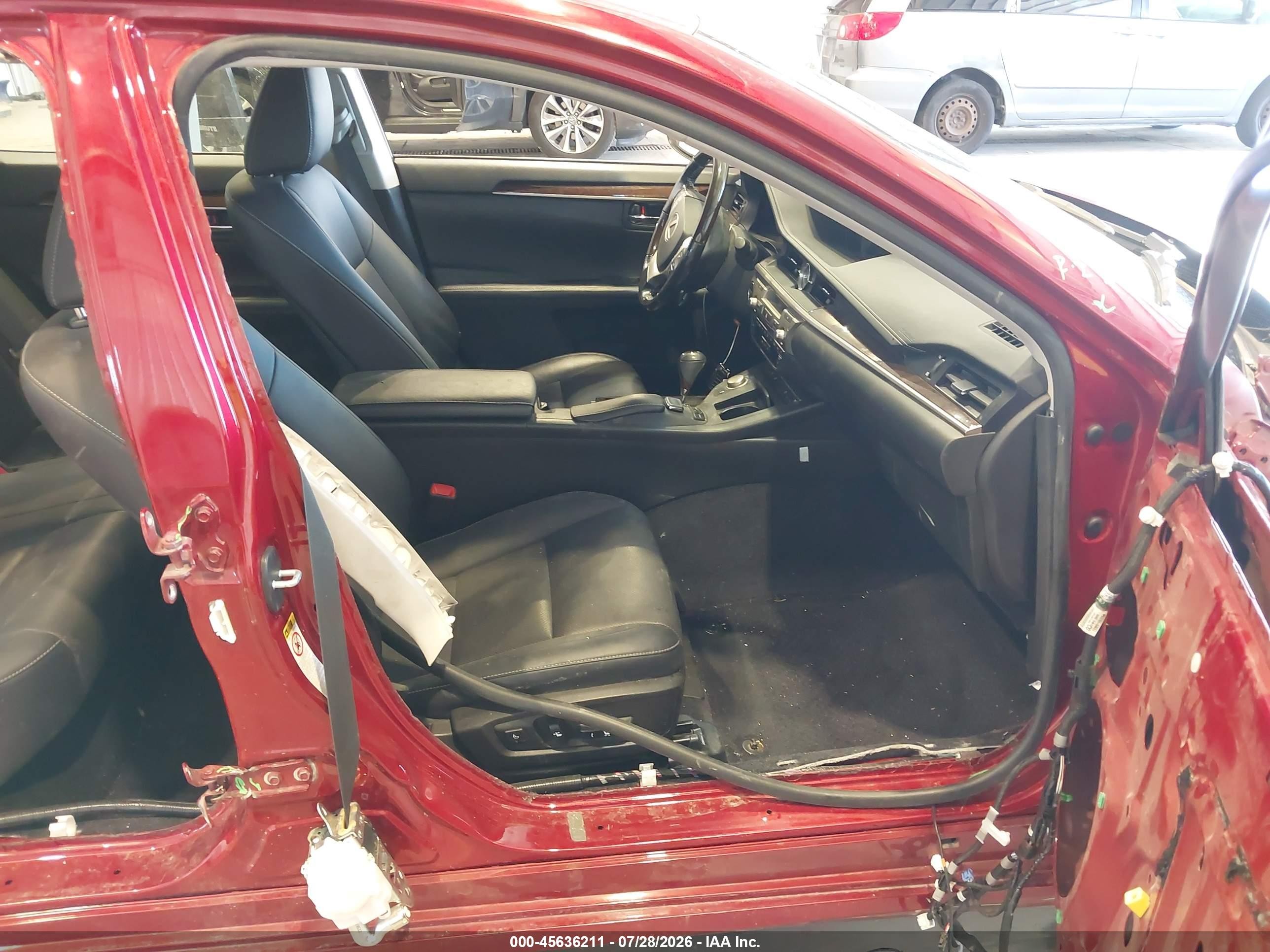 2015 Lexus Es 350   Red vin: JTHBK1GG6F2207838