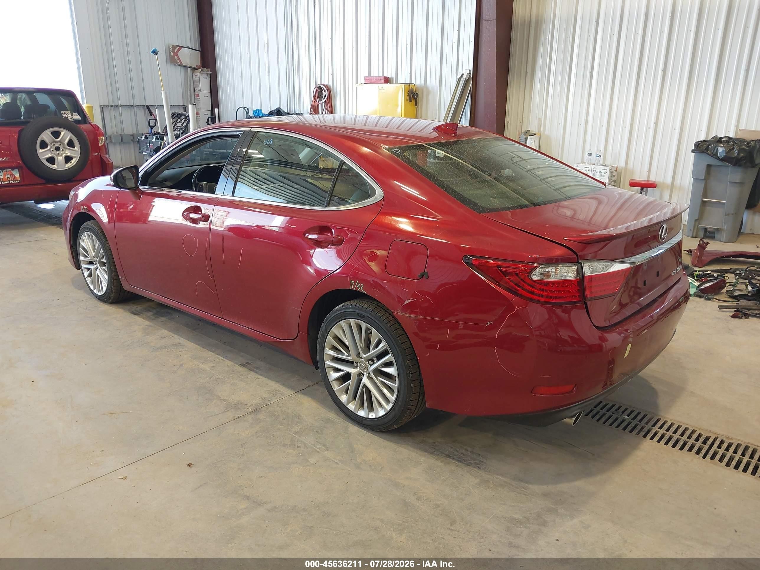 2015 Lexus Es 350   Red vin: JTHBK1GG6F2207838
