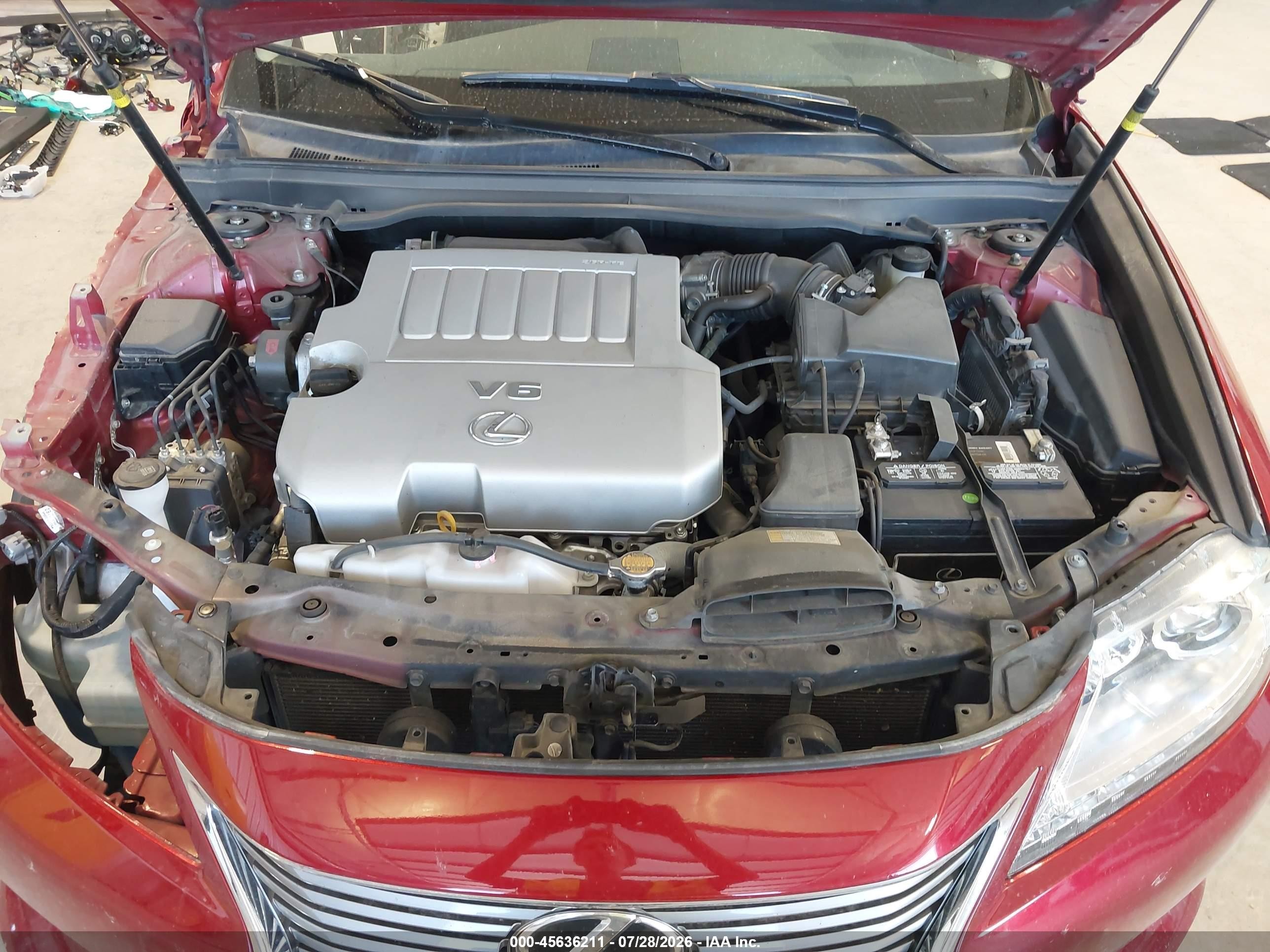 2015 Lexus Es 350   Red vin: JTHBK1GG6F2207838