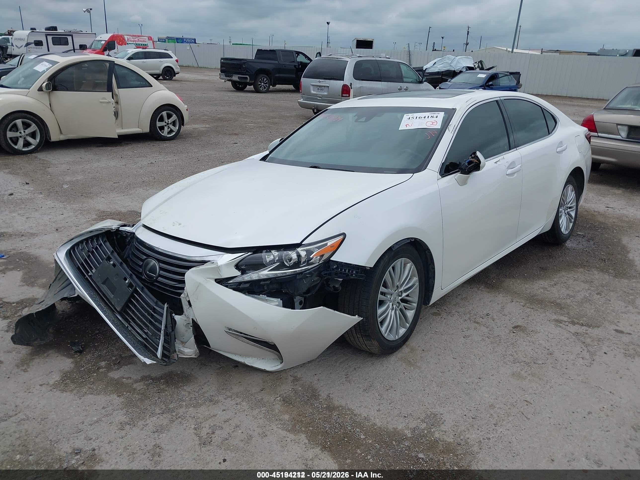 2017 Lexus Es 350   Белый vin: JTHBK1GG6H2255391