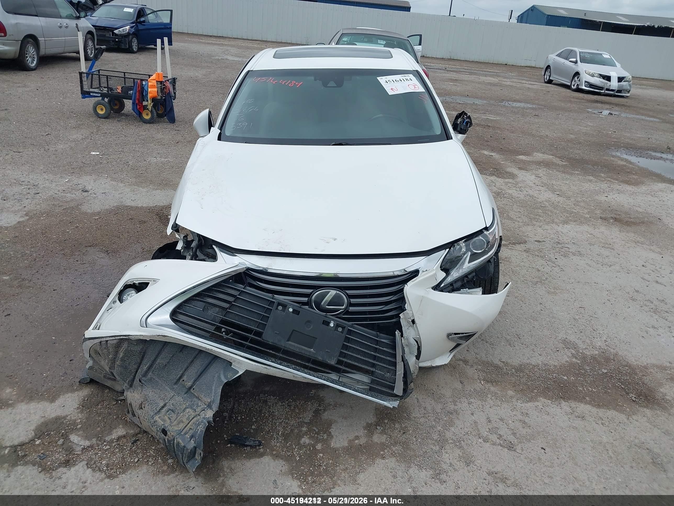 2017 Lexus Es 350   Белый vin: JTHBK1GG6H2255391