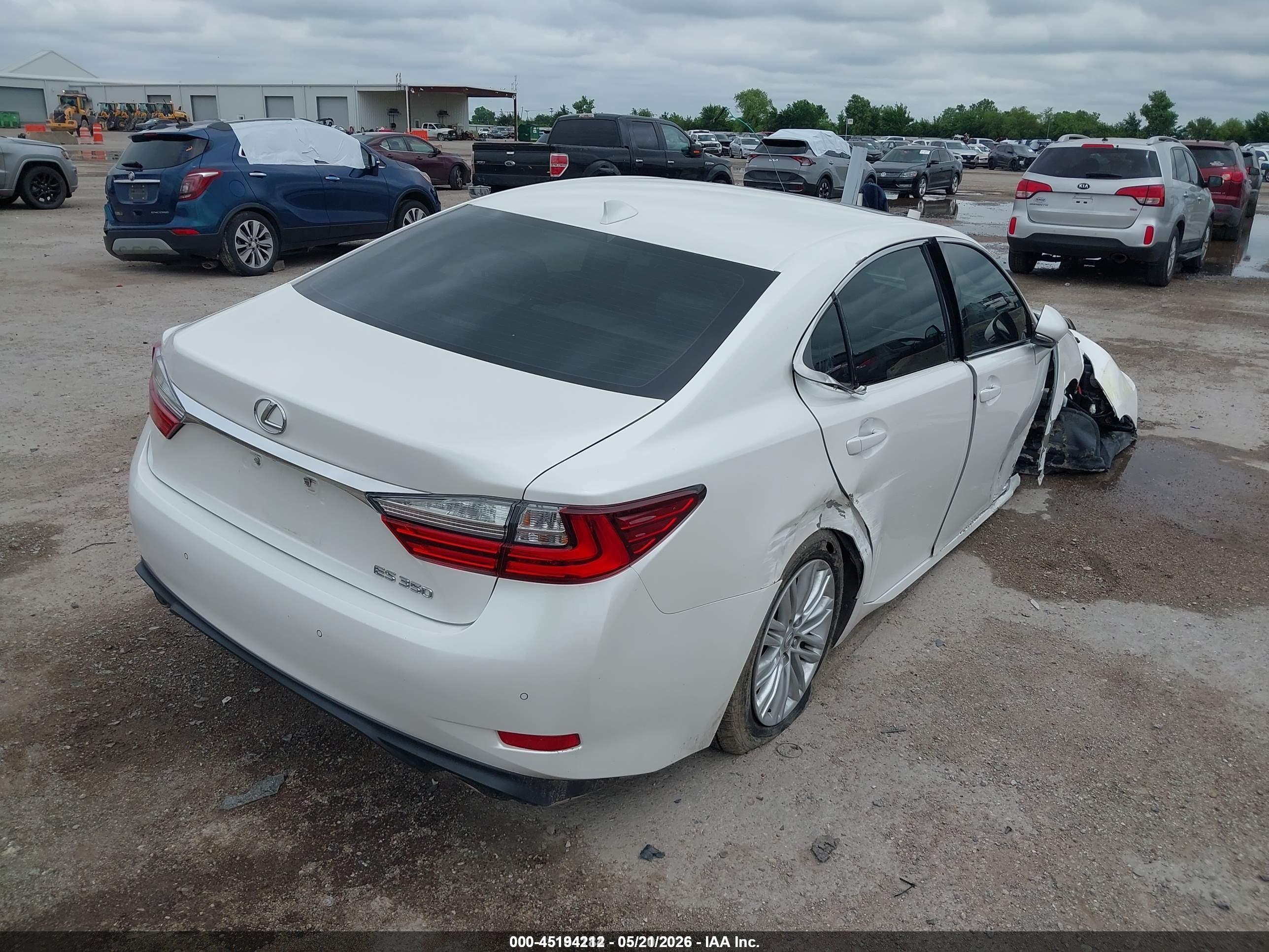 2017 Lexus Es 350   Белый vin: JTHBK1GG6H2255391