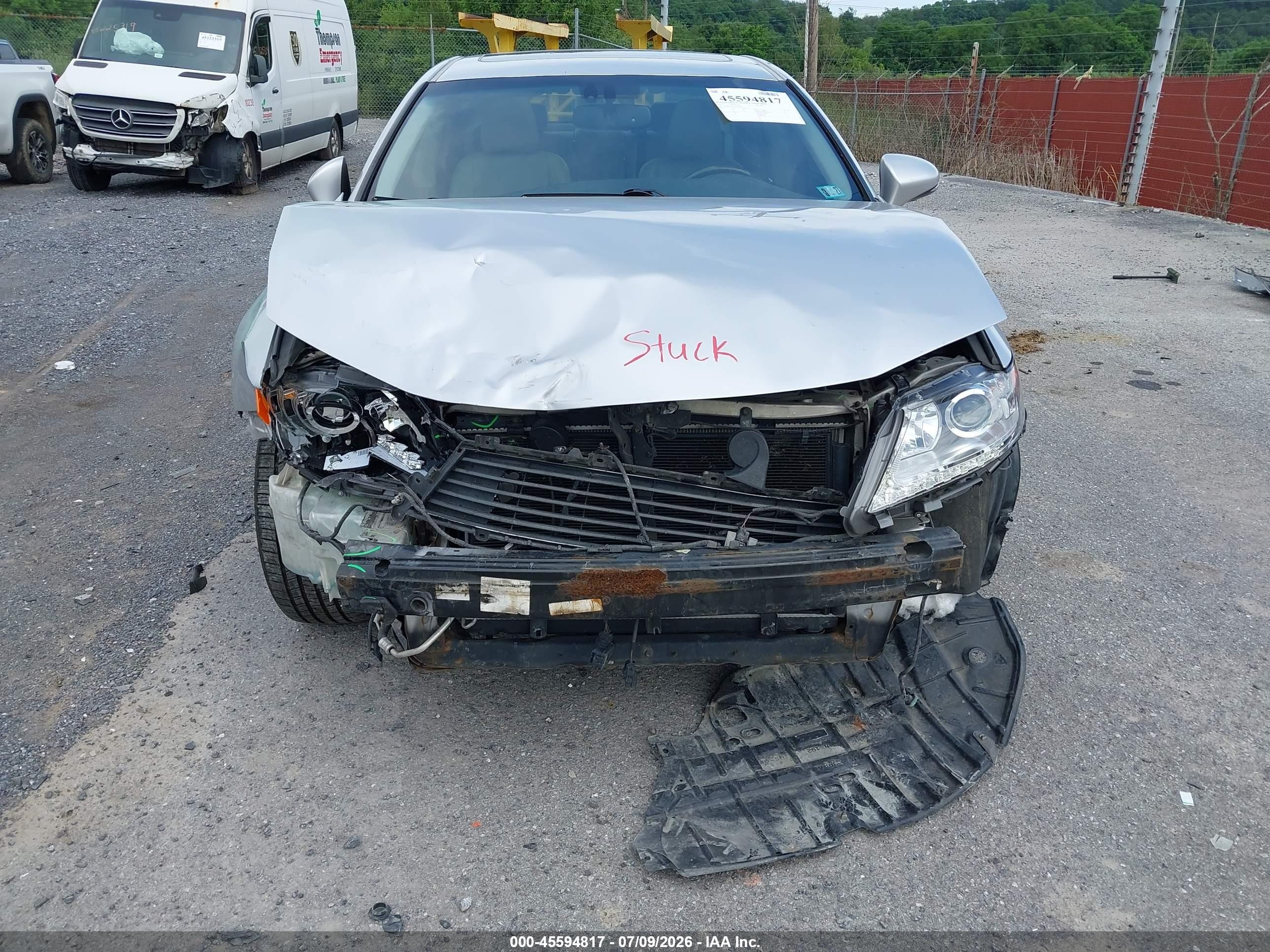 2013 Lexus Es 350   Silver vin: JTHBK1GG7D2019598