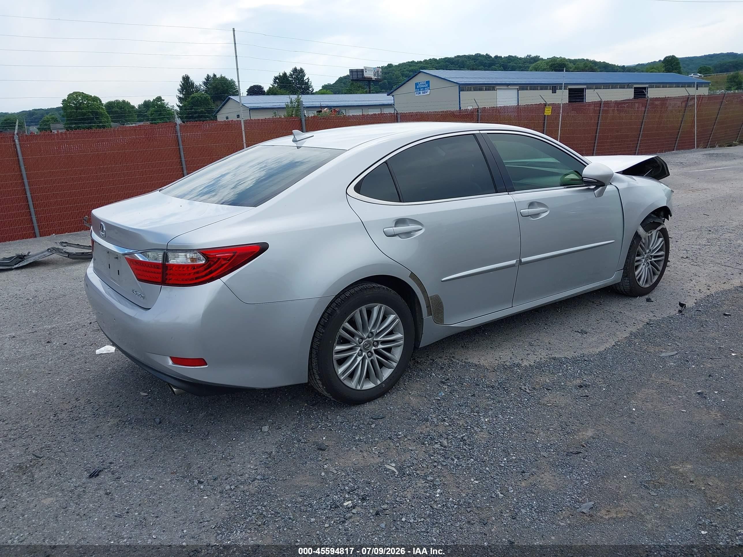 2013 Lexus Es 350   Silver vin: JTHBK1GG7D2019598