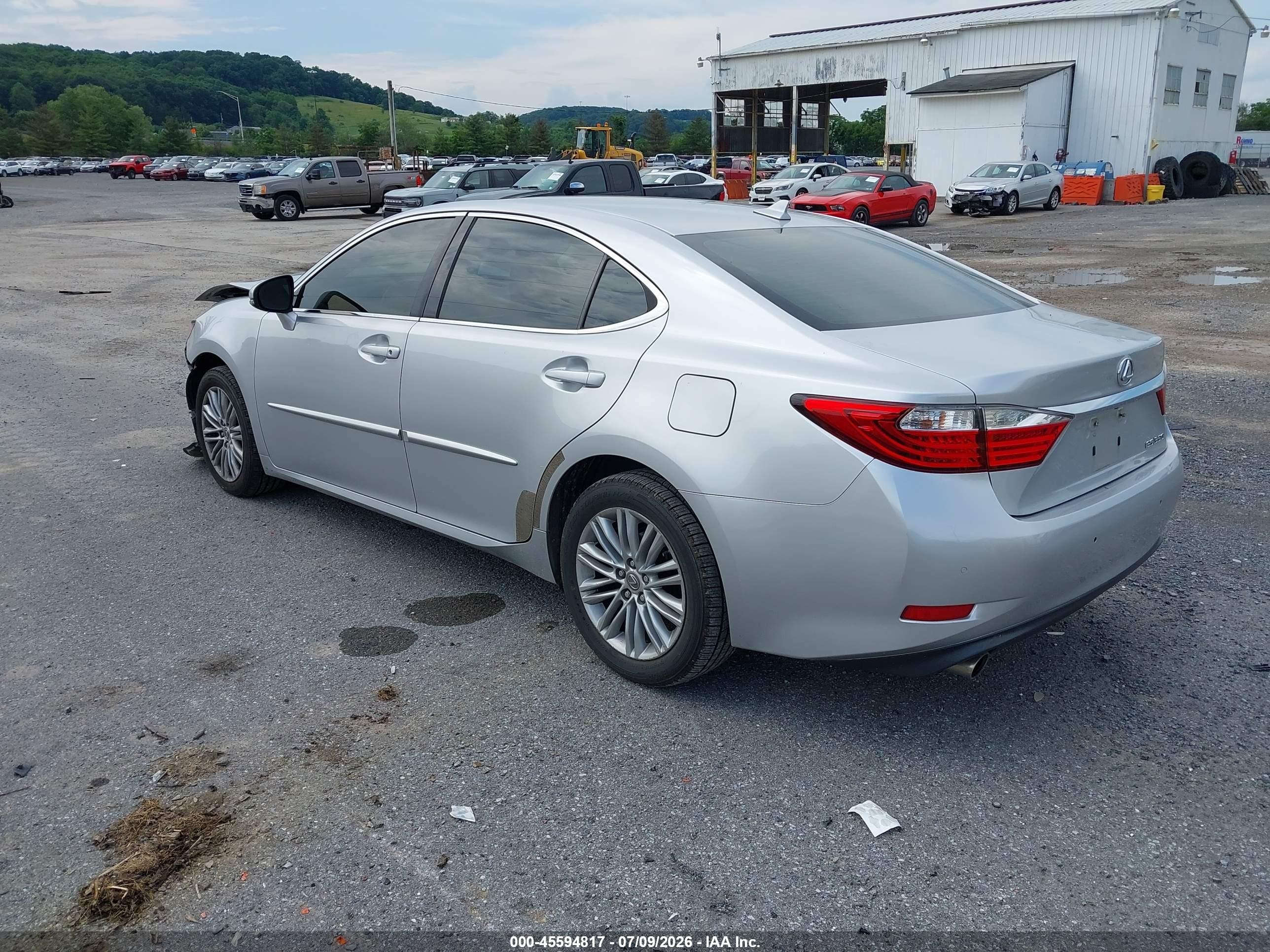 2013 Lexus Es 350   Silver vin: JTHBK1GG7D2019598