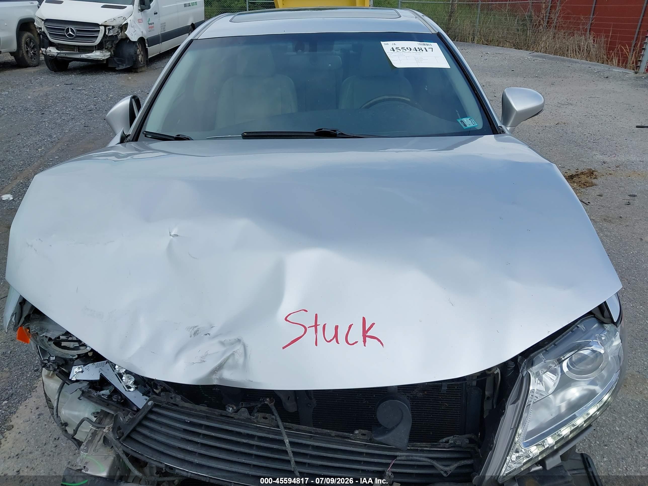 2013 Lexus Es 350   Silver vin: JTHBK1GG7D2019598