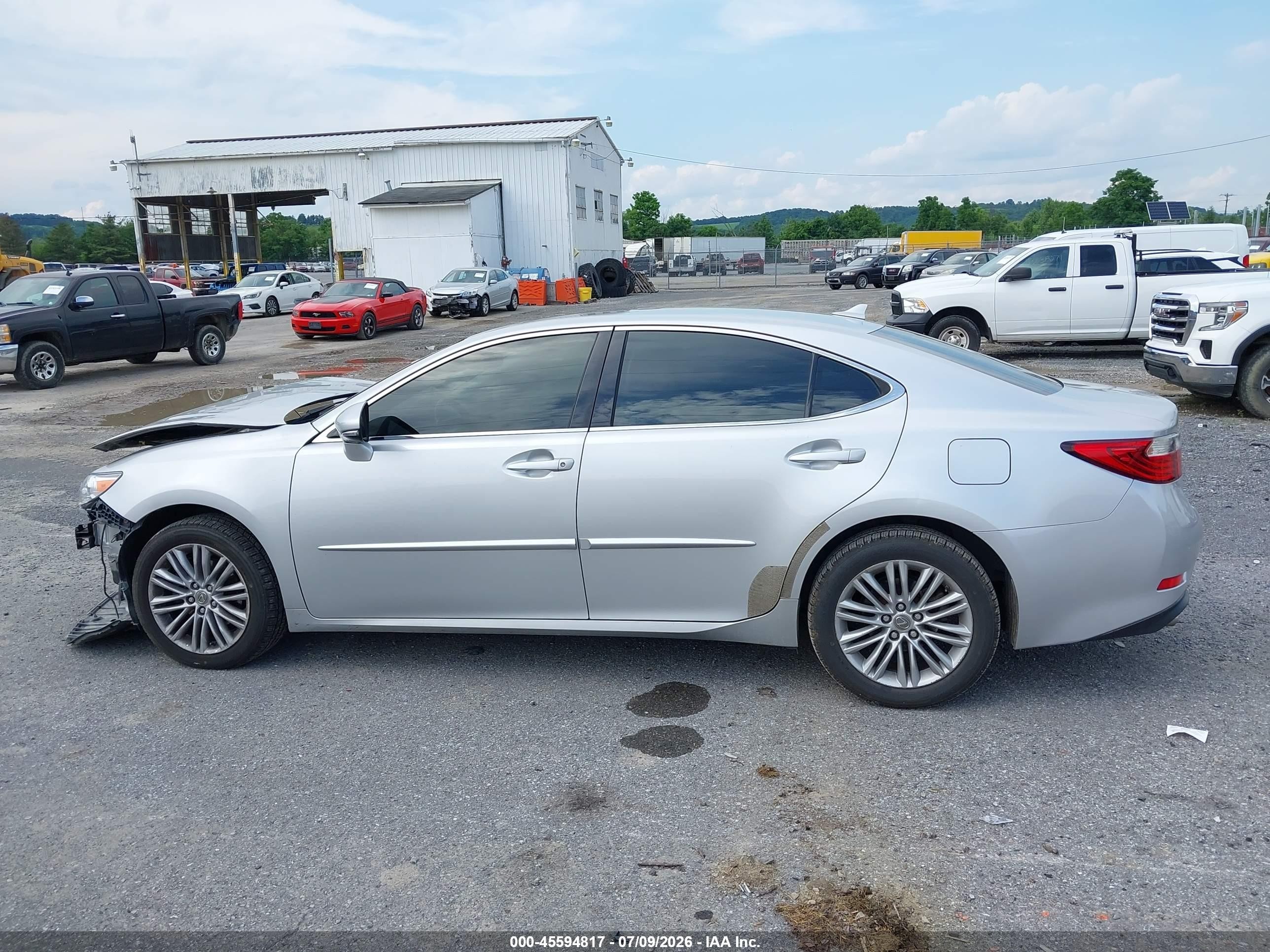 2013 Lexus Es 350   Silver vin: JTHBK1GG7D2019598
