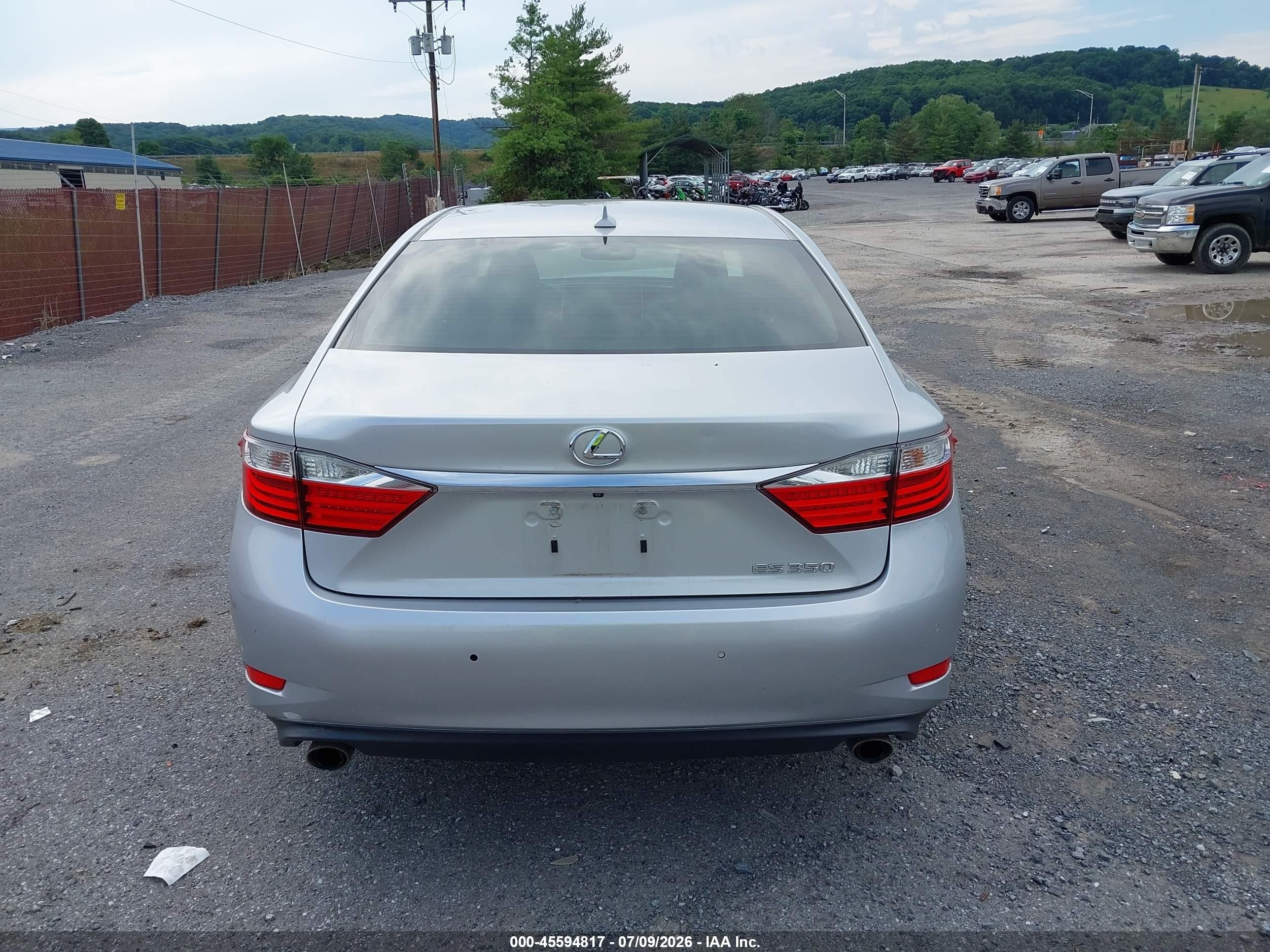 2013 Lexus Es 350   Silver vin: JTHBK1GG7D2019598