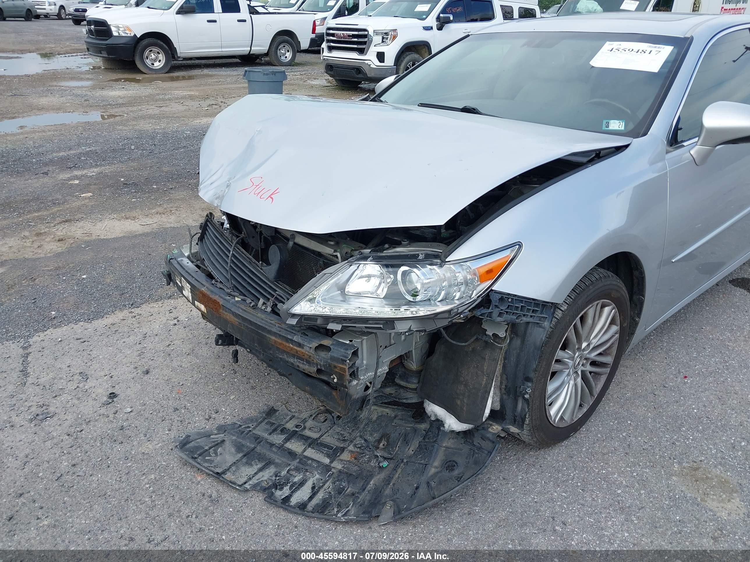 2013 Lexus Es 350   Silver vin: JTHBK1GG7D2019598