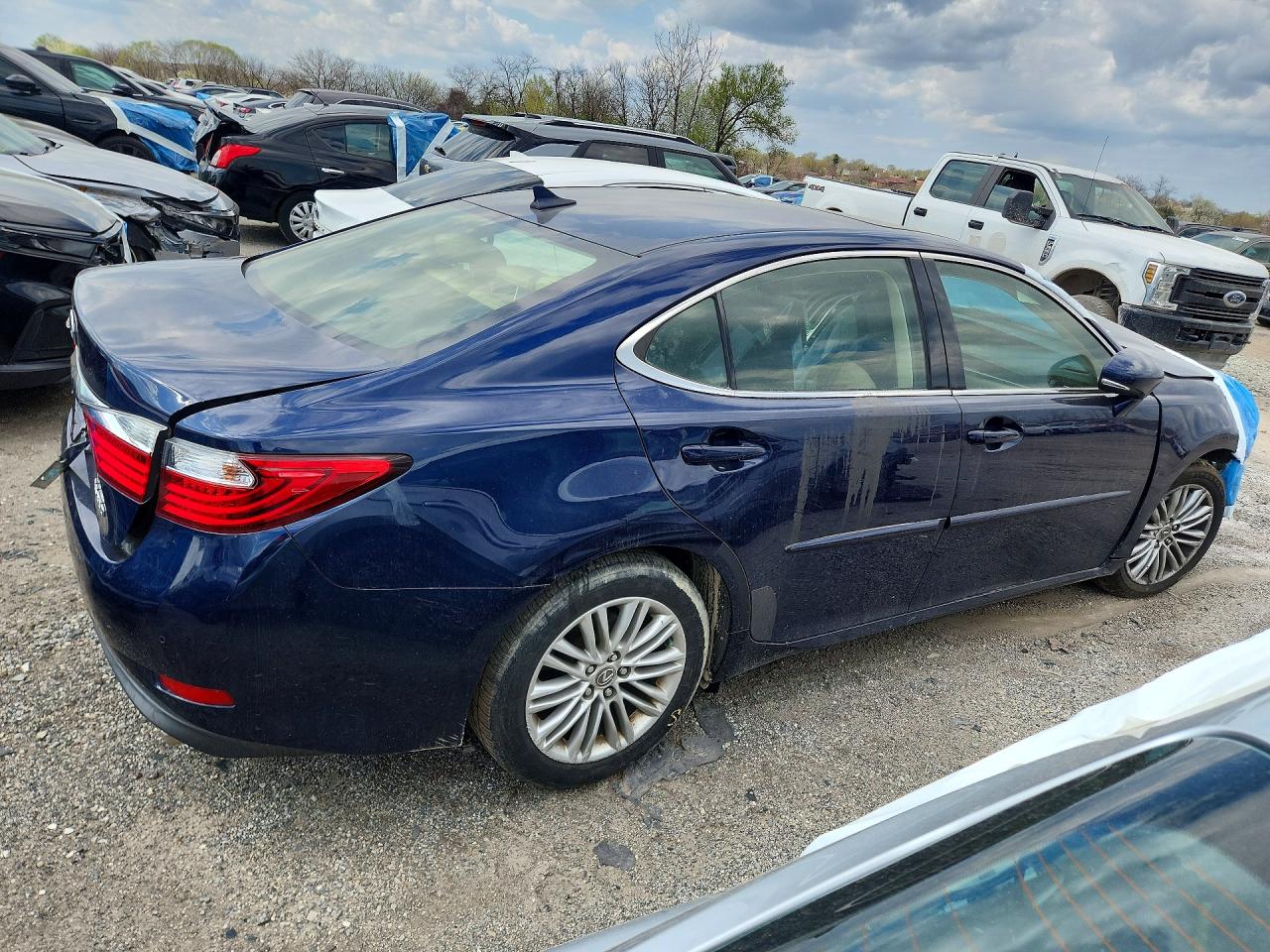 2013 Lexus Es 350 Base Blue vin: JTHBK1GG7D2026728