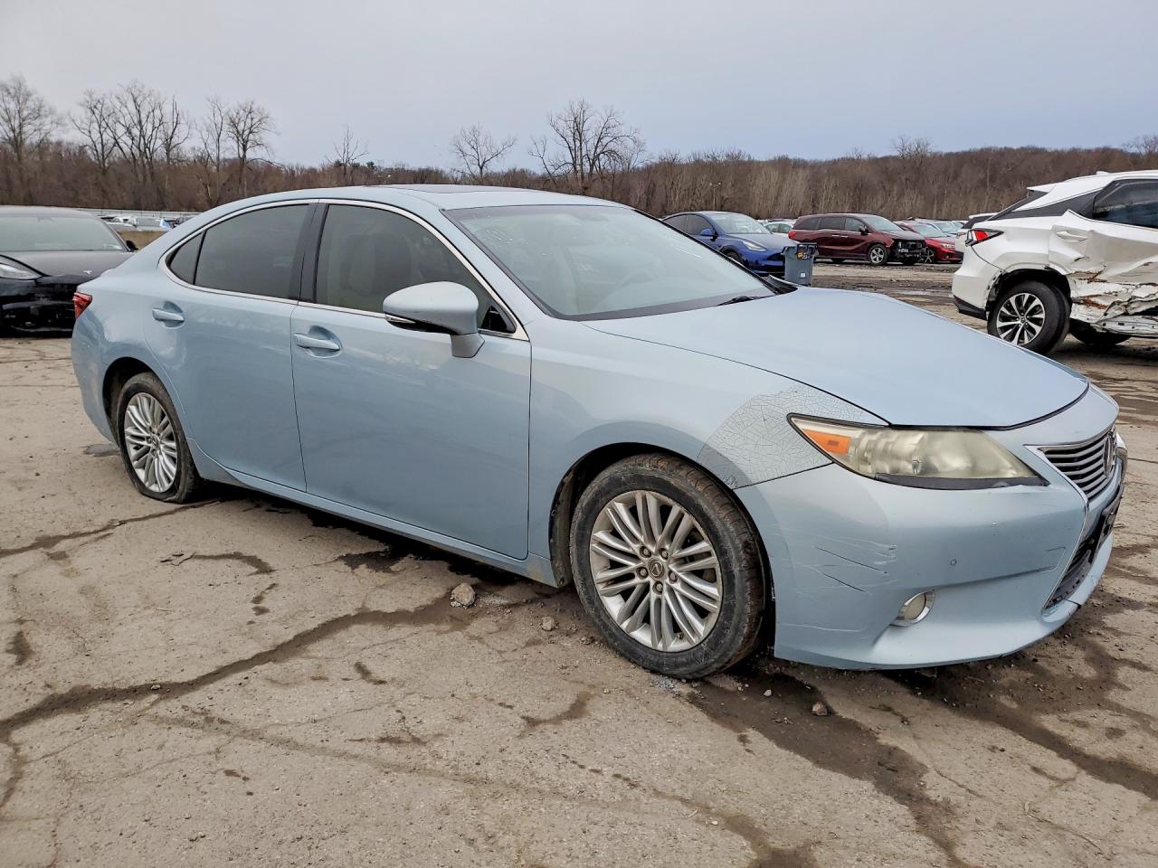 2013 Lexus Es 350 Base Blue vin: JTHBK1GG7D2027300