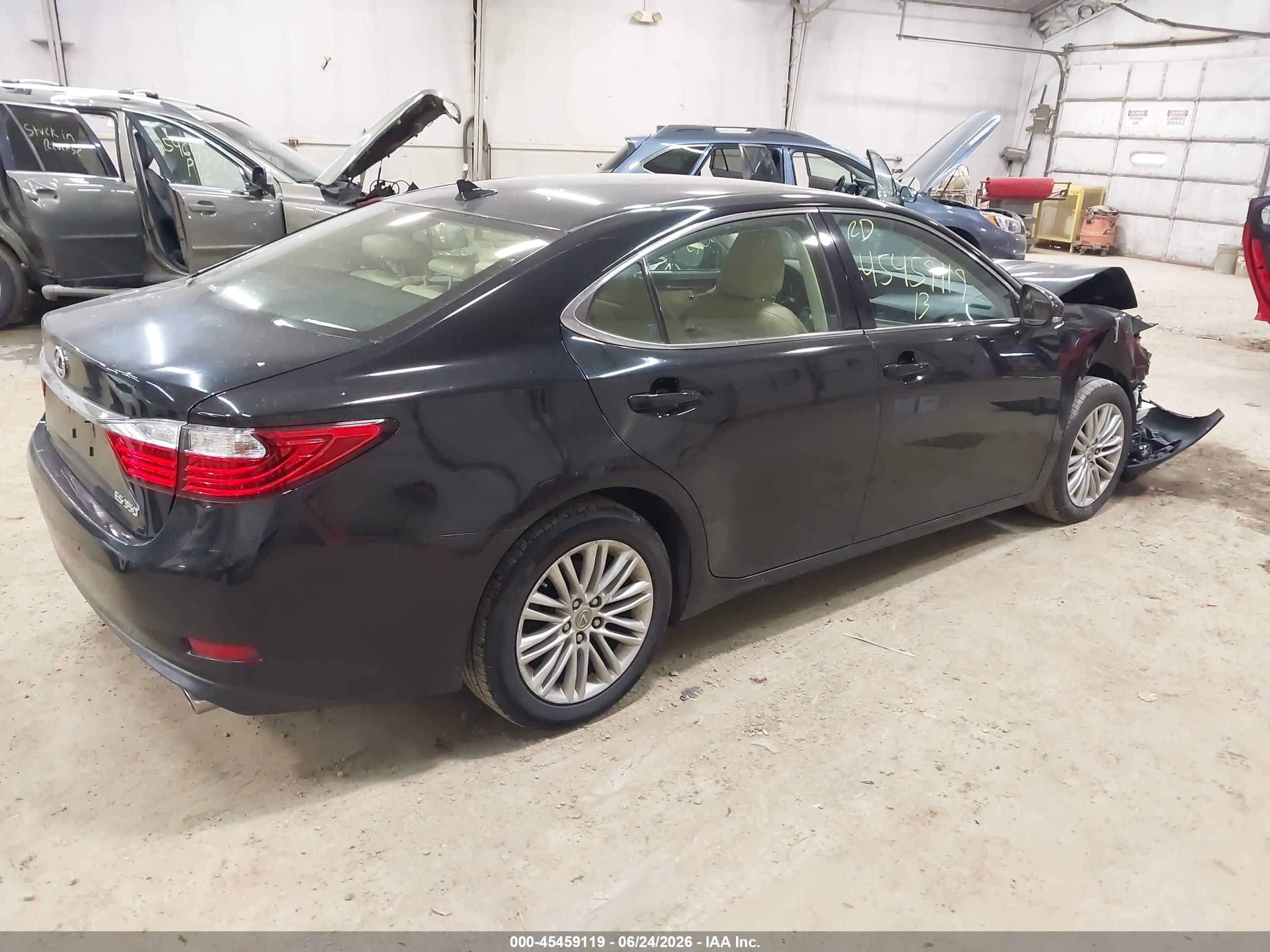 2013 Lexus Es 350   Черный vin: JTHBK1GG7D2036952