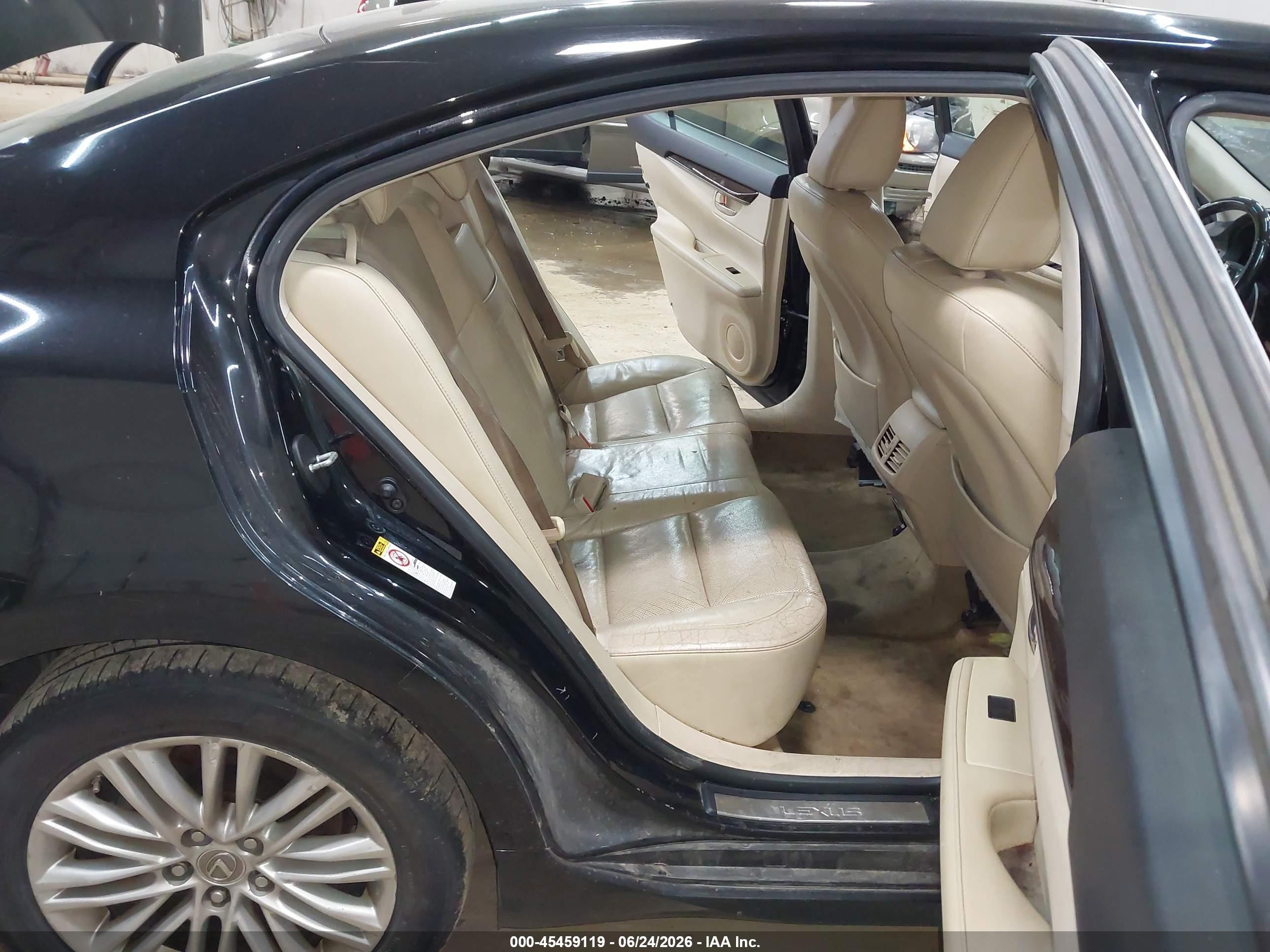 2013 Lexus Es 350   Черный vin: JTHBK1GG7D2036952