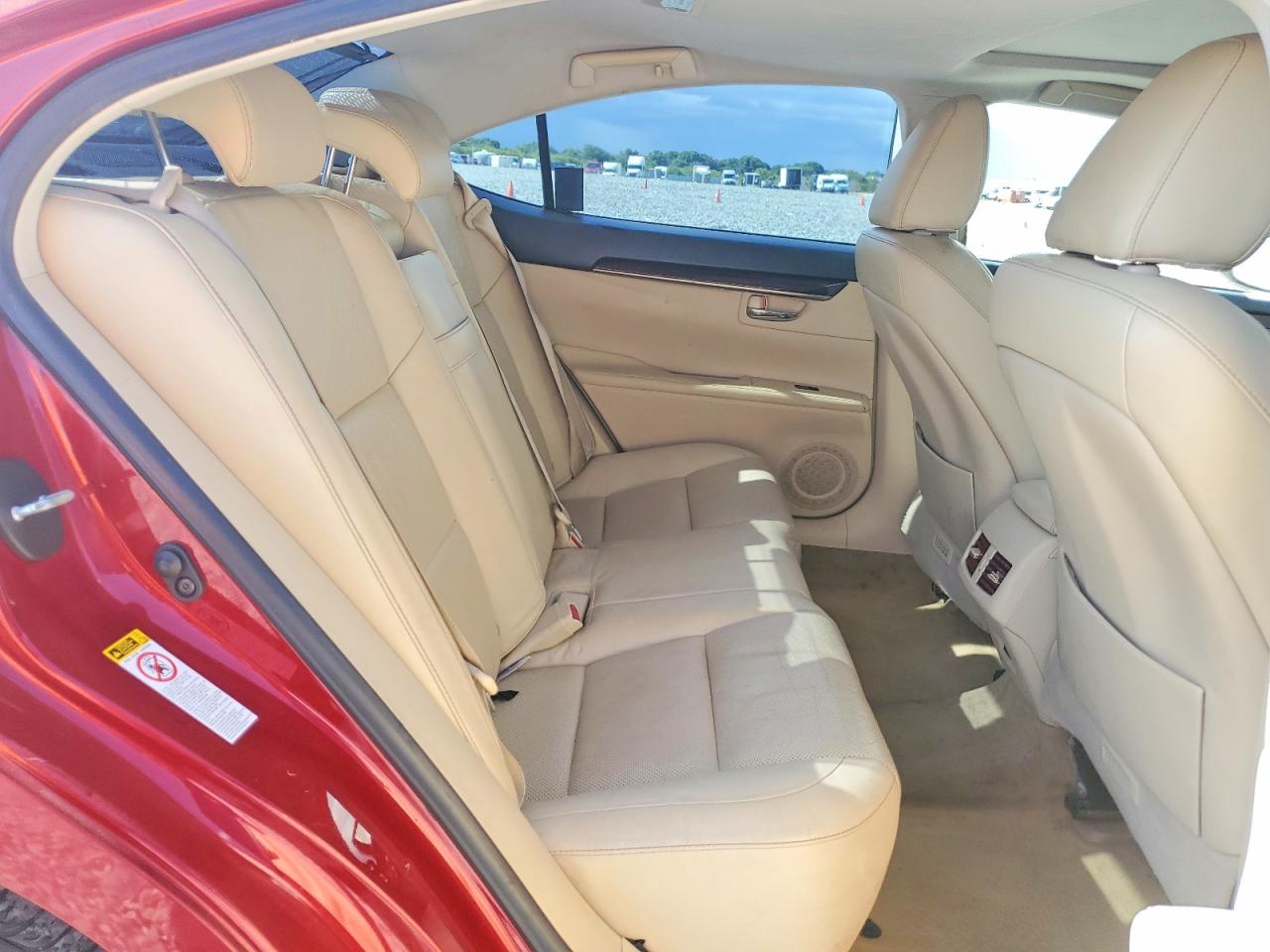 2013 Lexus Es 350 Red vin: JTHBK1GG7D2038250