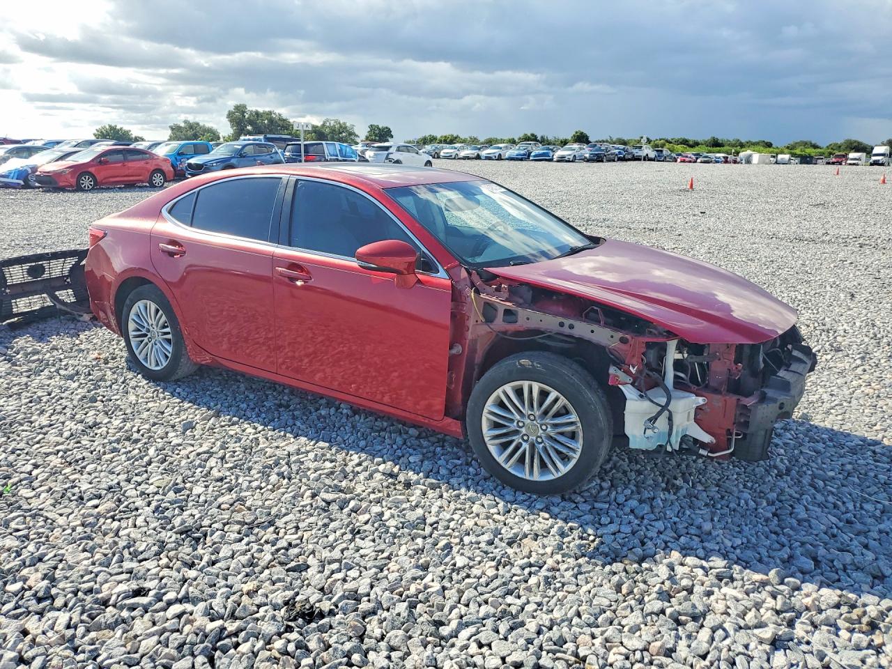 2013 Lexus Es 350 Red vin: JTHBK1GG7D2038250