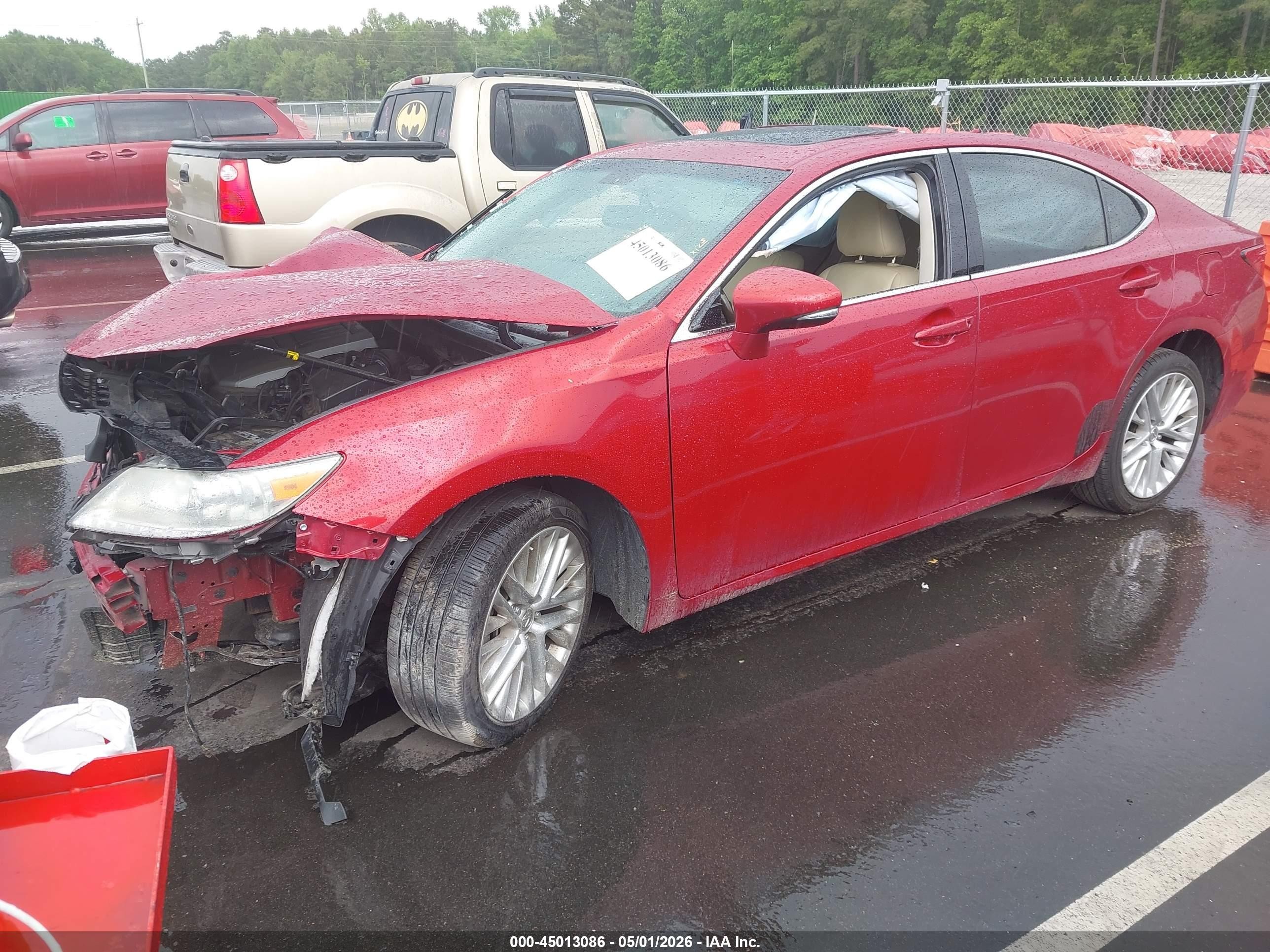 2013 Lexus Es 350   Red vin: JTHBK1GG7D2042251