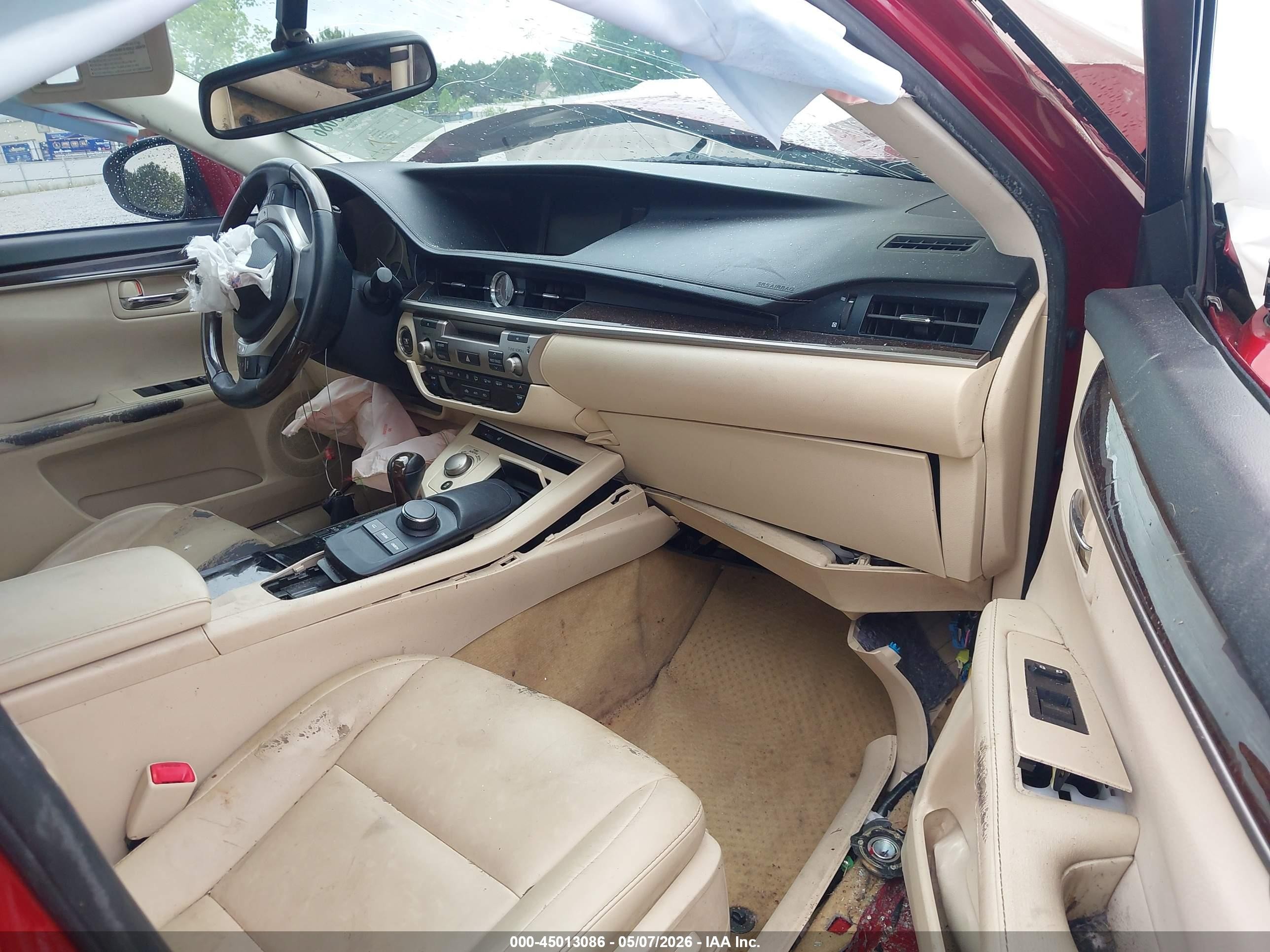 2013 Lexus Es 350   Red vin: JTHBK1GG7D2042251