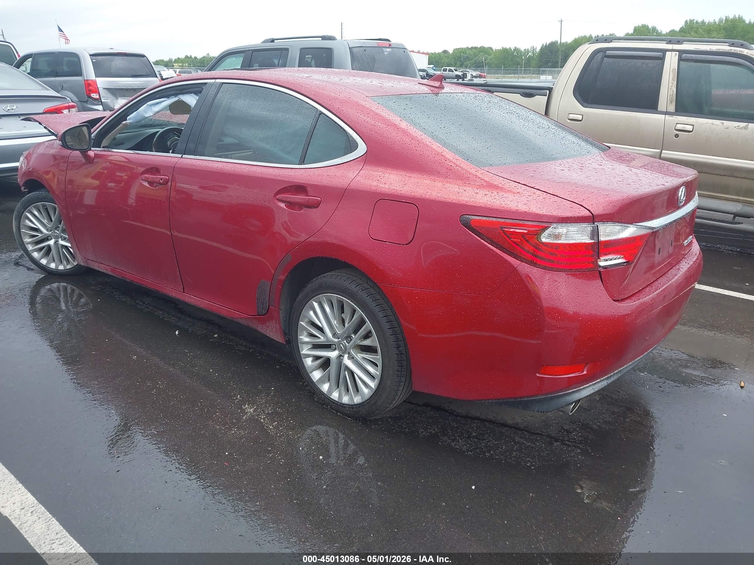 2013 Lexus Es 350   Red vin: JTHBK1GG7D2042251