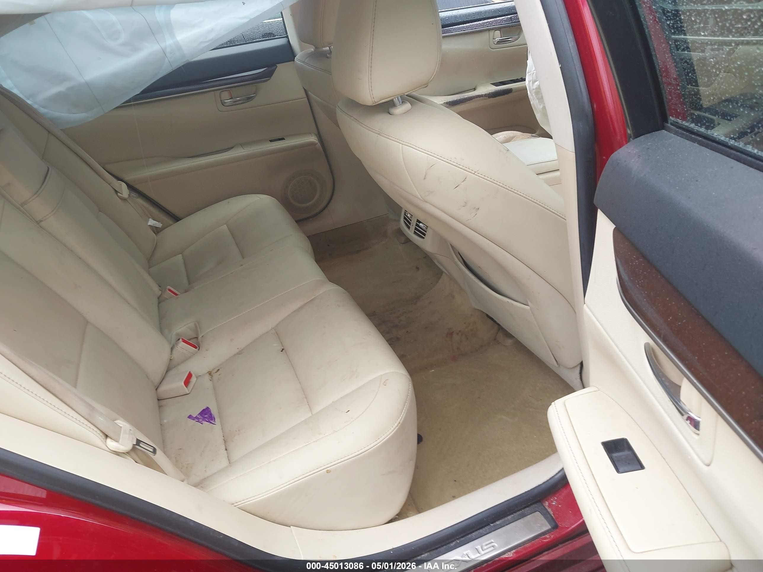 2013 Lexus Es 350   Red vin: JTHBK1GG7D2042251