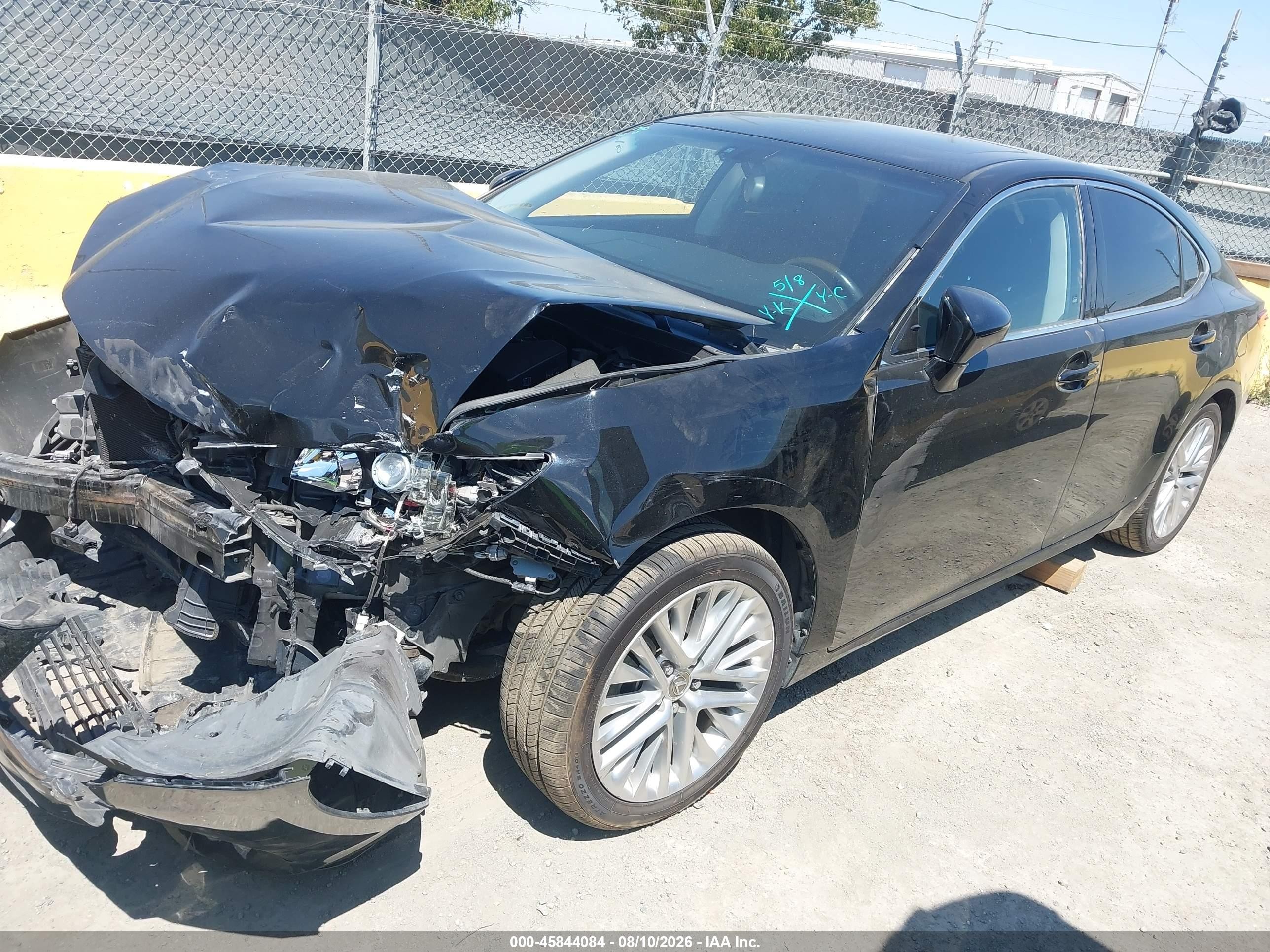 2013 Lexus Es 350   Черный vin: JTHBK1GG7D2045618