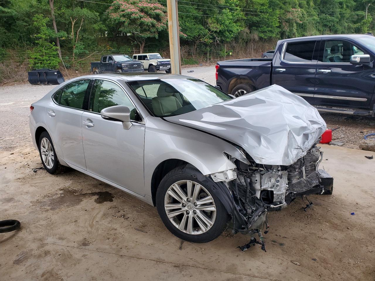 2013 Lexus Es 350 Silver vin: JTHBK1GG7D2052939